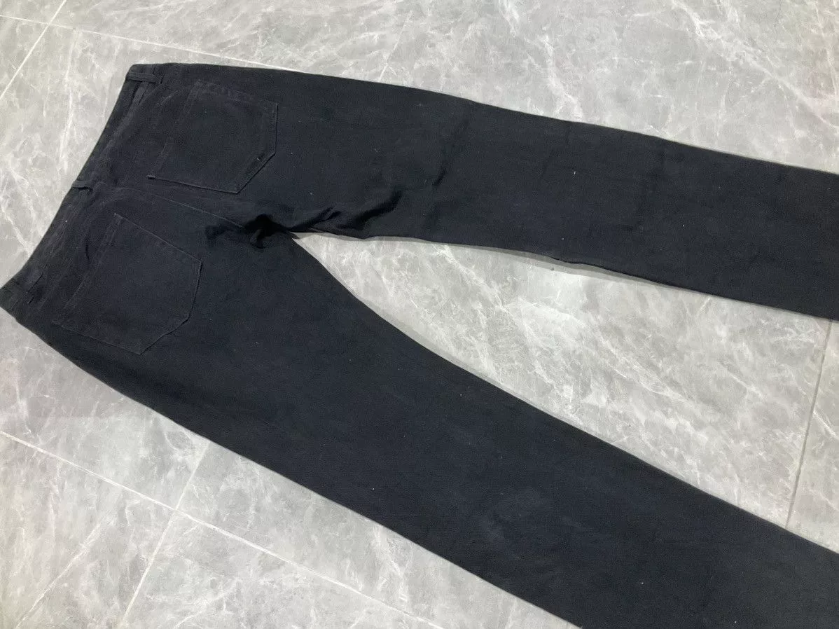 If Six Was Nine Denim If Six Was Nine × Japanese Brand Jeans Black Distressed Denim Single Zip Forever 21