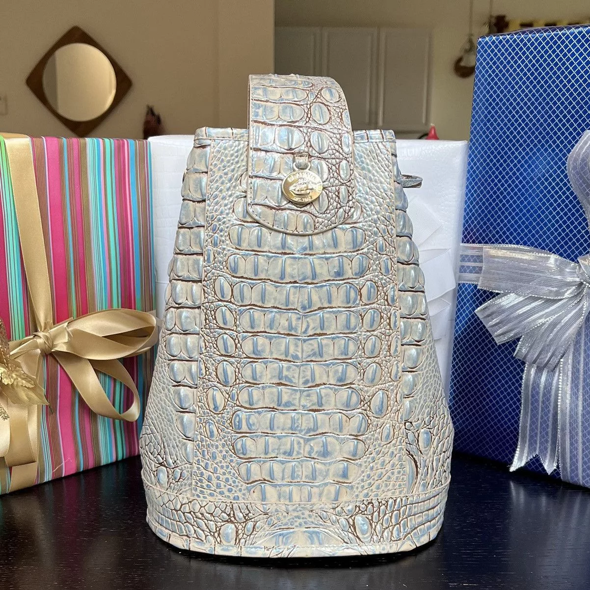 BRAHMIN Shoulder Bags BRAHMIN Allie Sling Bag Blue