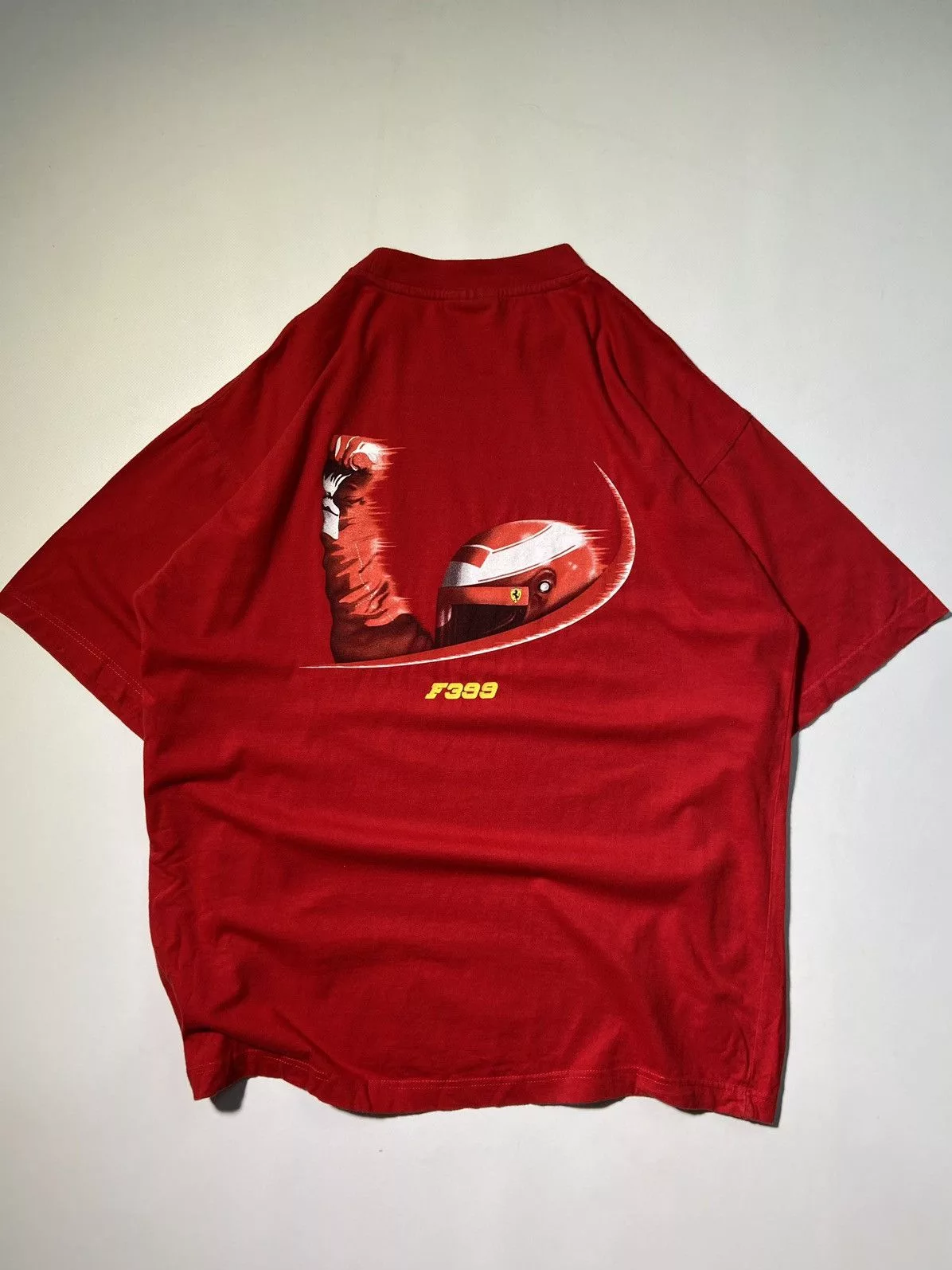 Ferrari Short Sleeve T Shirts Ferrari × Vintage Vintage Ferrari 399 T-shirt Red