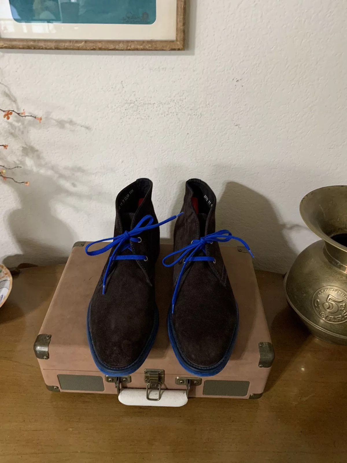 Donald Pliner Boots Donald Pliner ELIO Suede Chukka boots Brown Luxury
