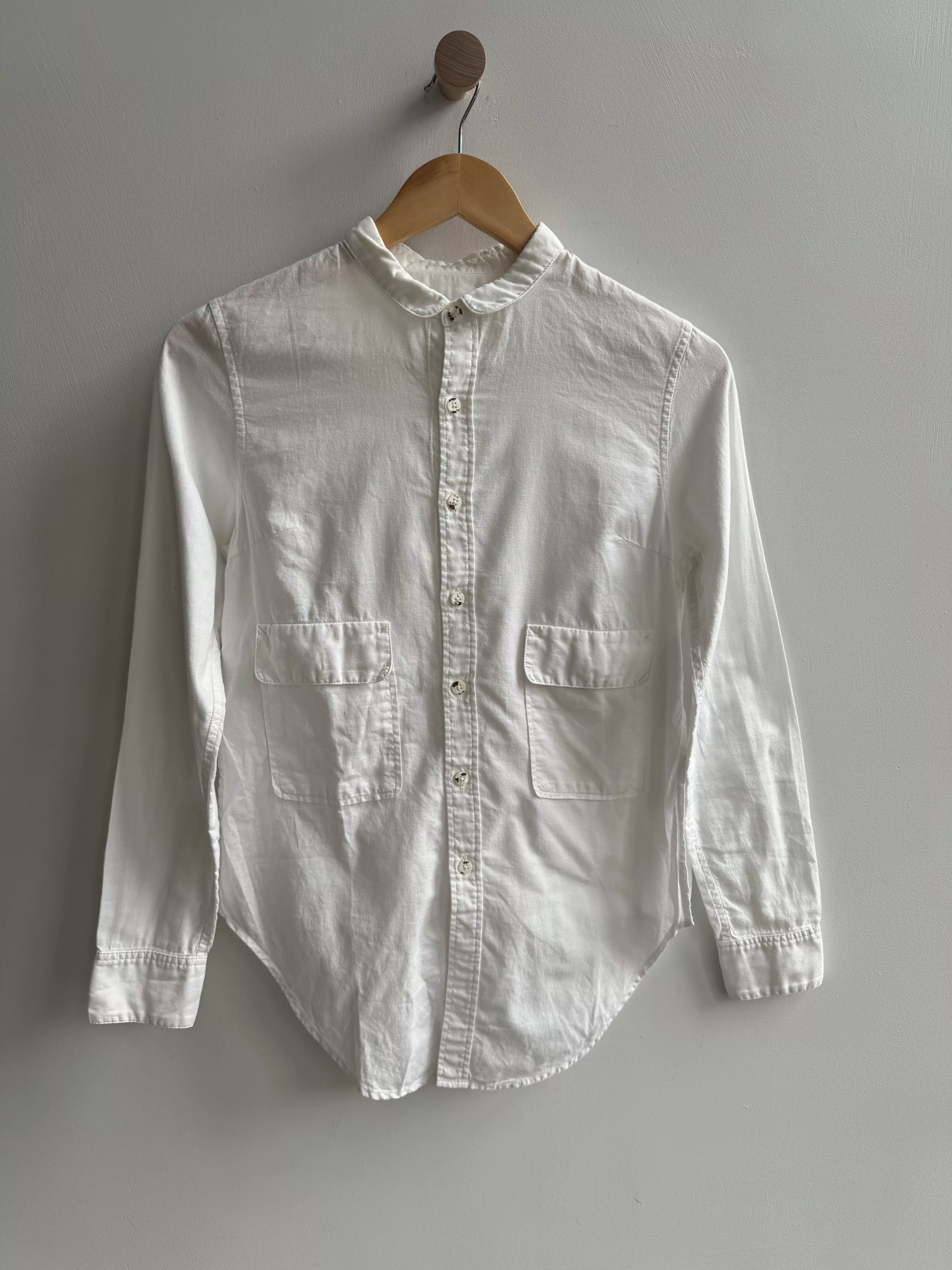 Kapital Button Ups Kapital Back Cinch 2 Pocket Shirt White