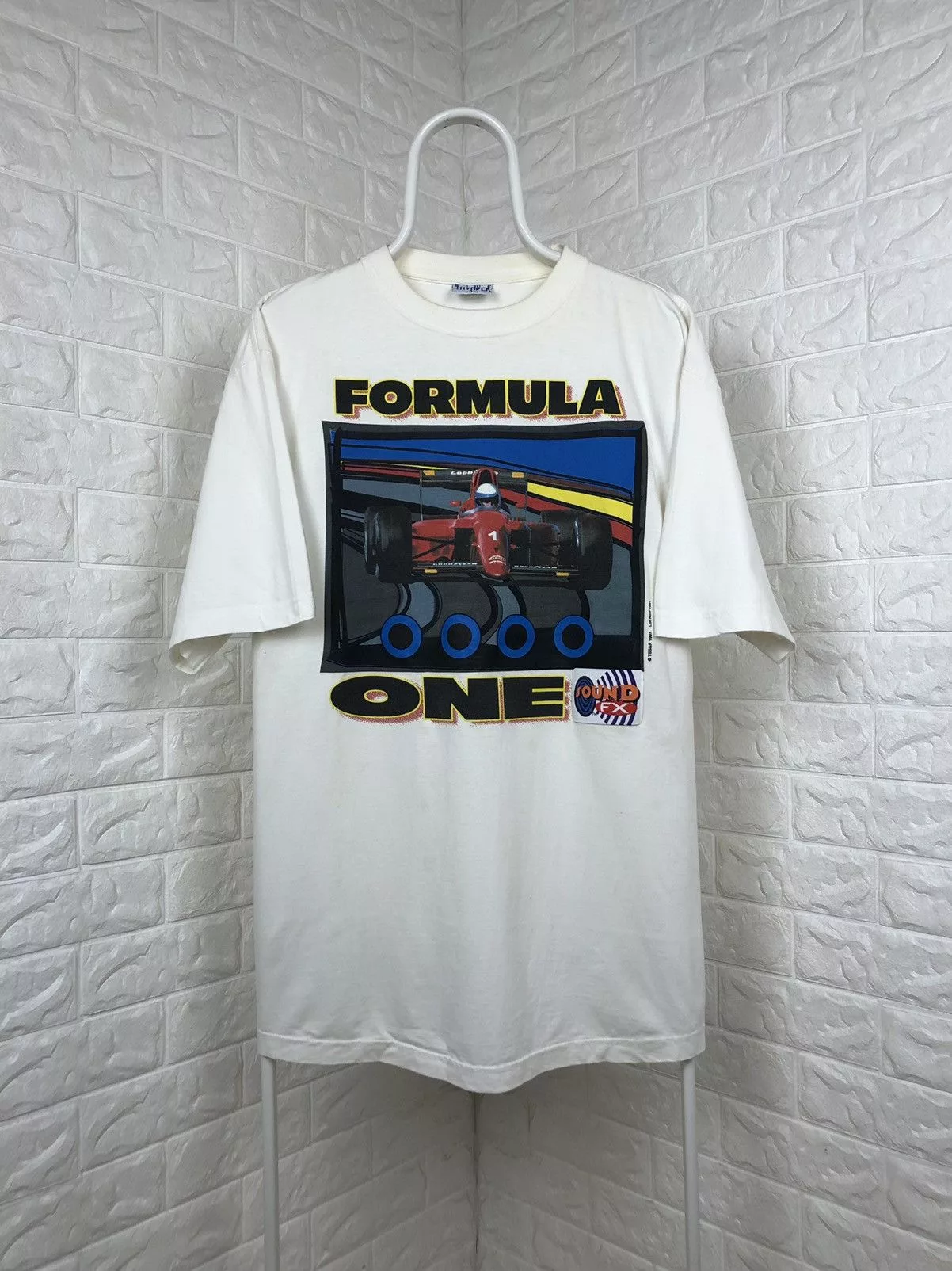 Formula 1 Short Sleeve T Shirts Formula 1 × Sports Specialties Vintage Formula One 1997 Rare T-shirt White