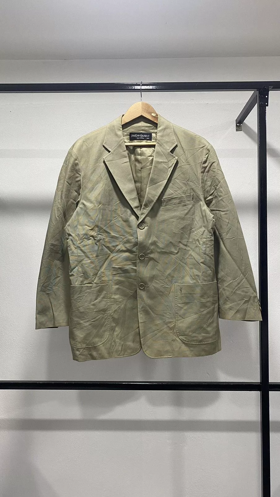 Yves Saint Laurent Light Jackets Yves Saint Laurent 🚨FINAL DROP🚨 Vintage YSL Blazer 90s Luxury Beige