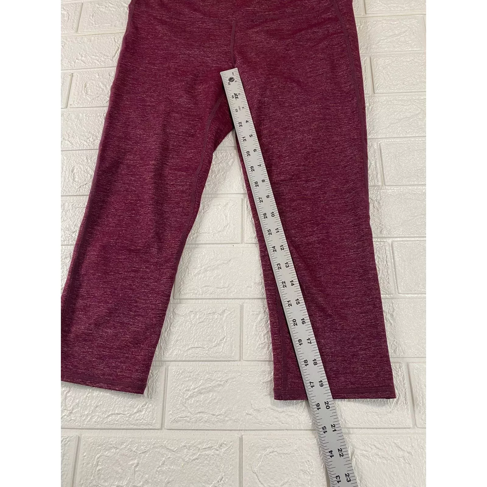 Athleta Leggings size medium Red