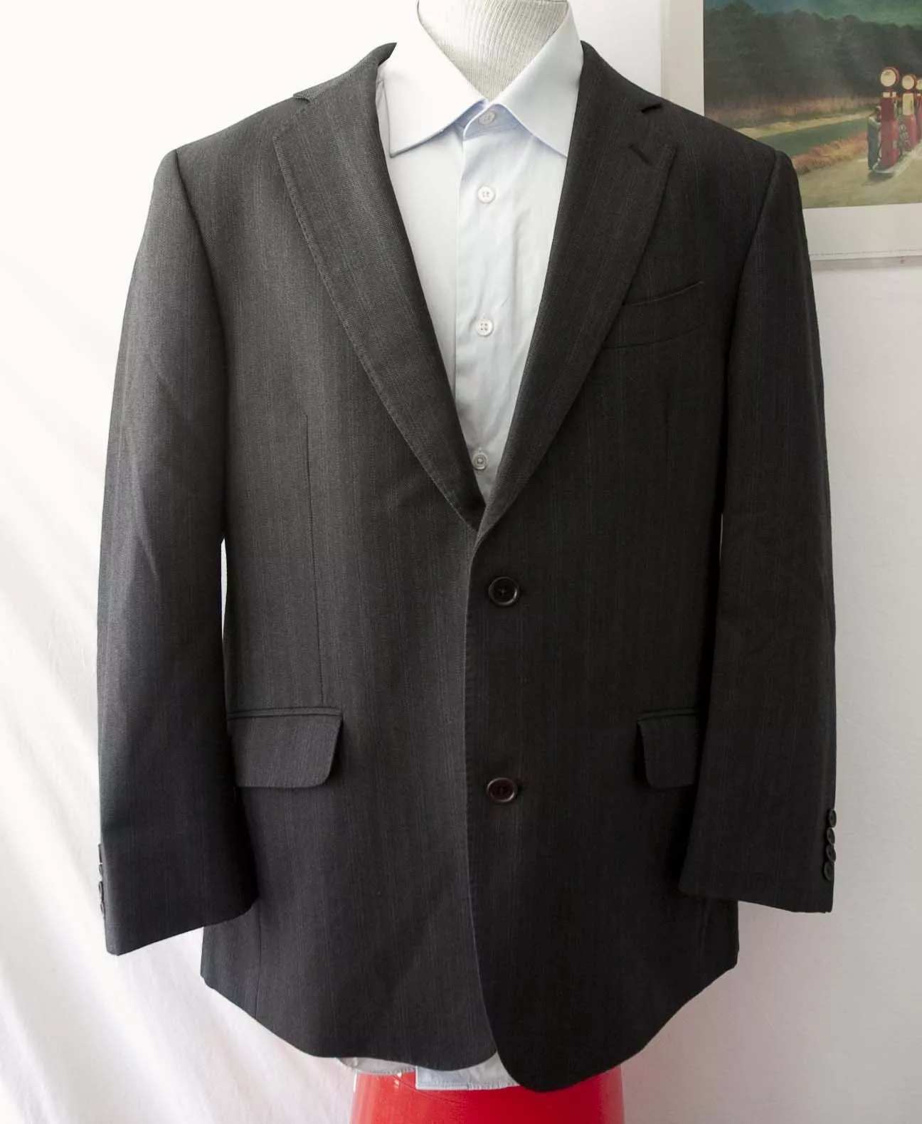 Etro Blazers Etro Milano Jacket Sport Coat Size 54 /42US Herringbone Gray