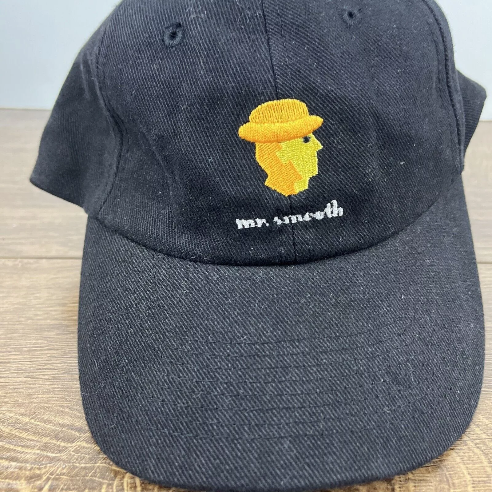 Other Hats Other Mr. Smooth Hat Smooth Black Hat Adjustable Adult Size Hat Bl