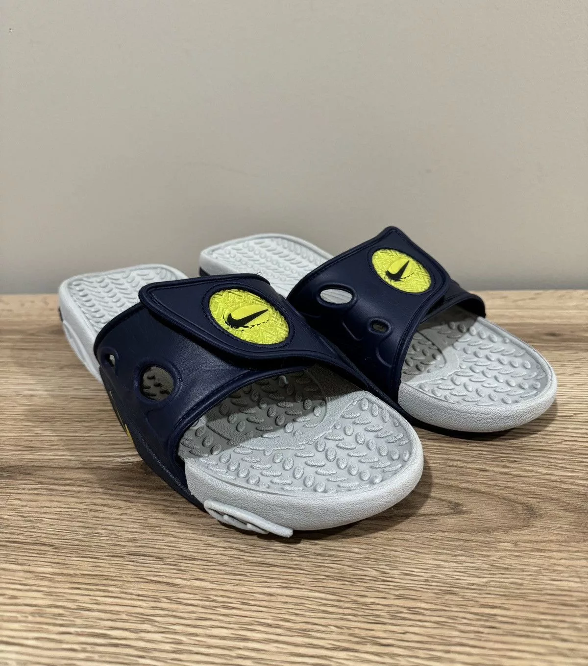 Nike Slip Ons Nike × Vintage Vintage Y2K Nike Flip Flop Slides Blue
