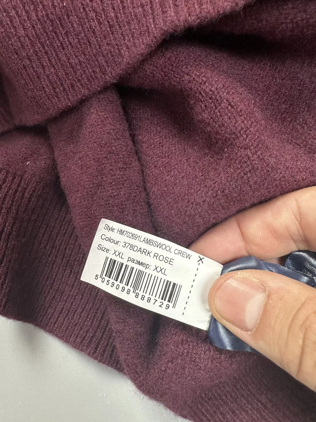 Hackett Sweaters Knitwear Woolen sweater dark rose Hackett Pink