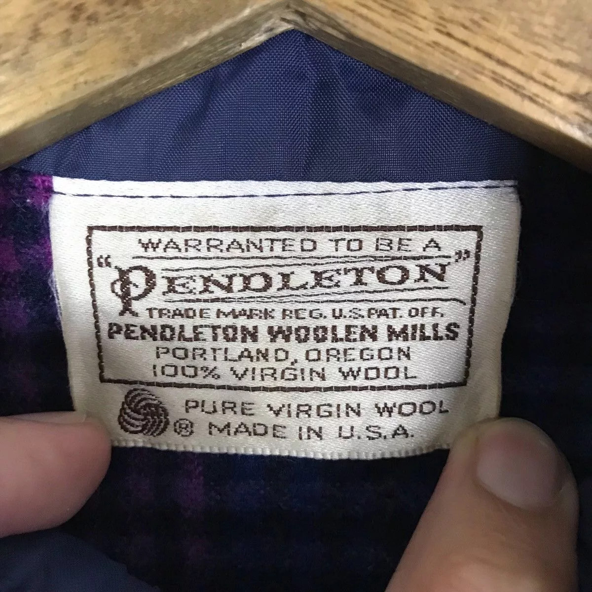 Pendleton Shirts Button Ups Vintage Pendleton Button Up Fleece Shirt Blue