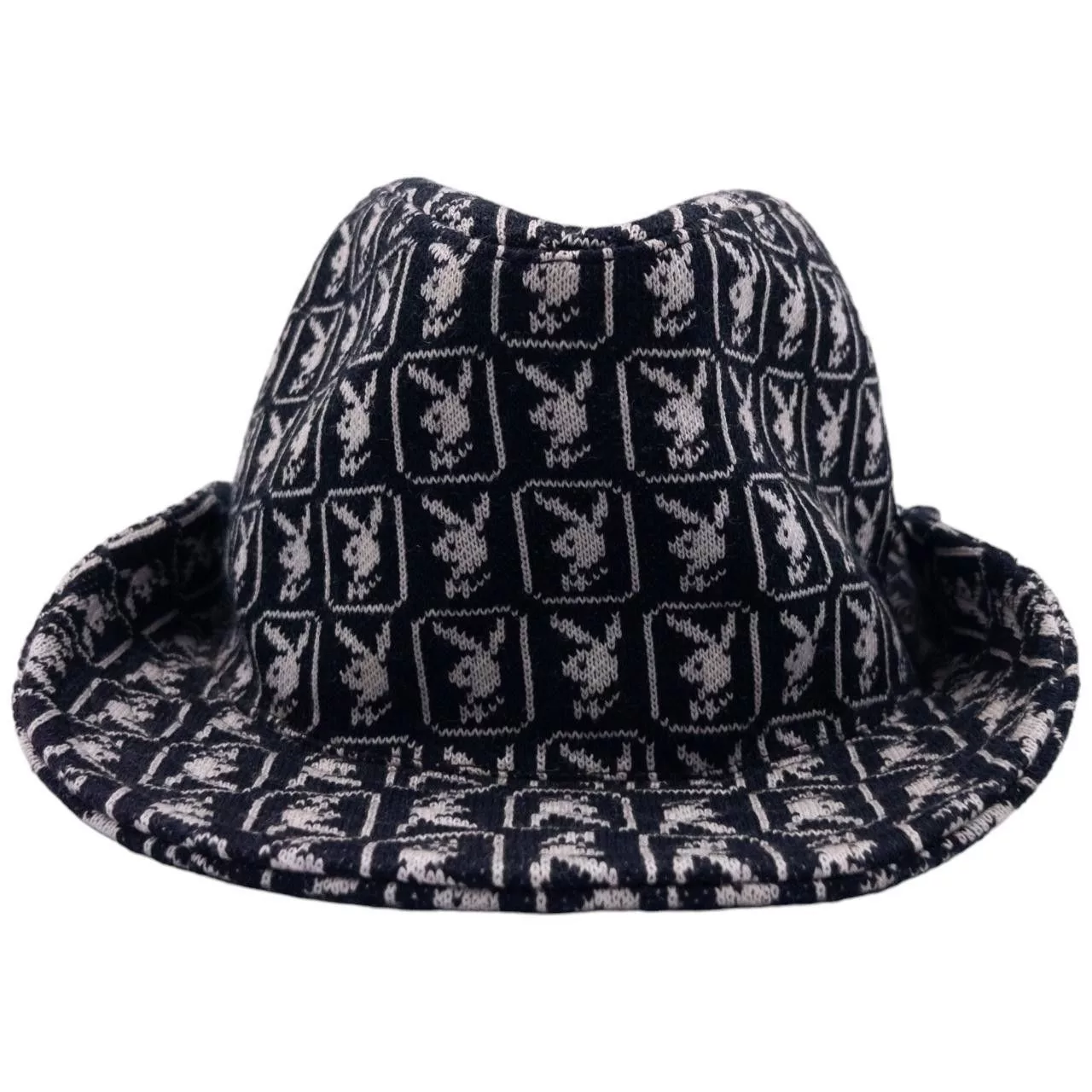 Playboy Hats Vintage Playboy Monogram Hat Black