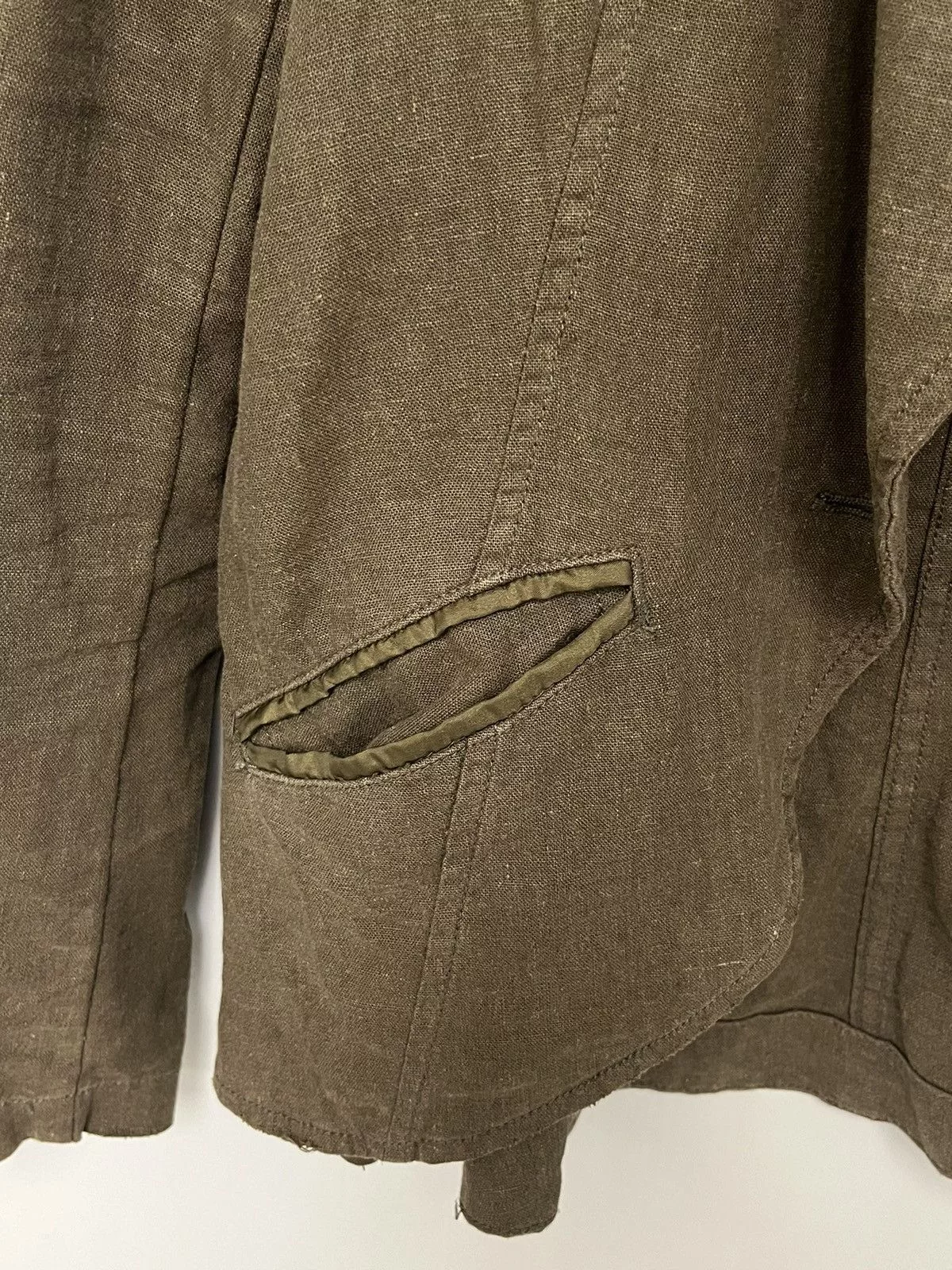 Free People Jackets Free People Linen jacket. Small Green