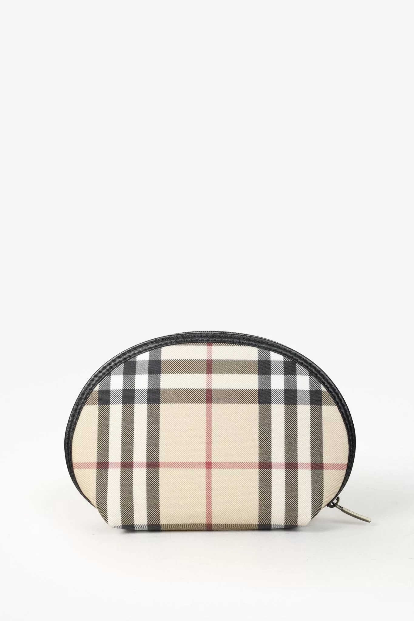 Burberry Toiletry Pouches Burberry Check Canvas Zip Around Pouch Multi