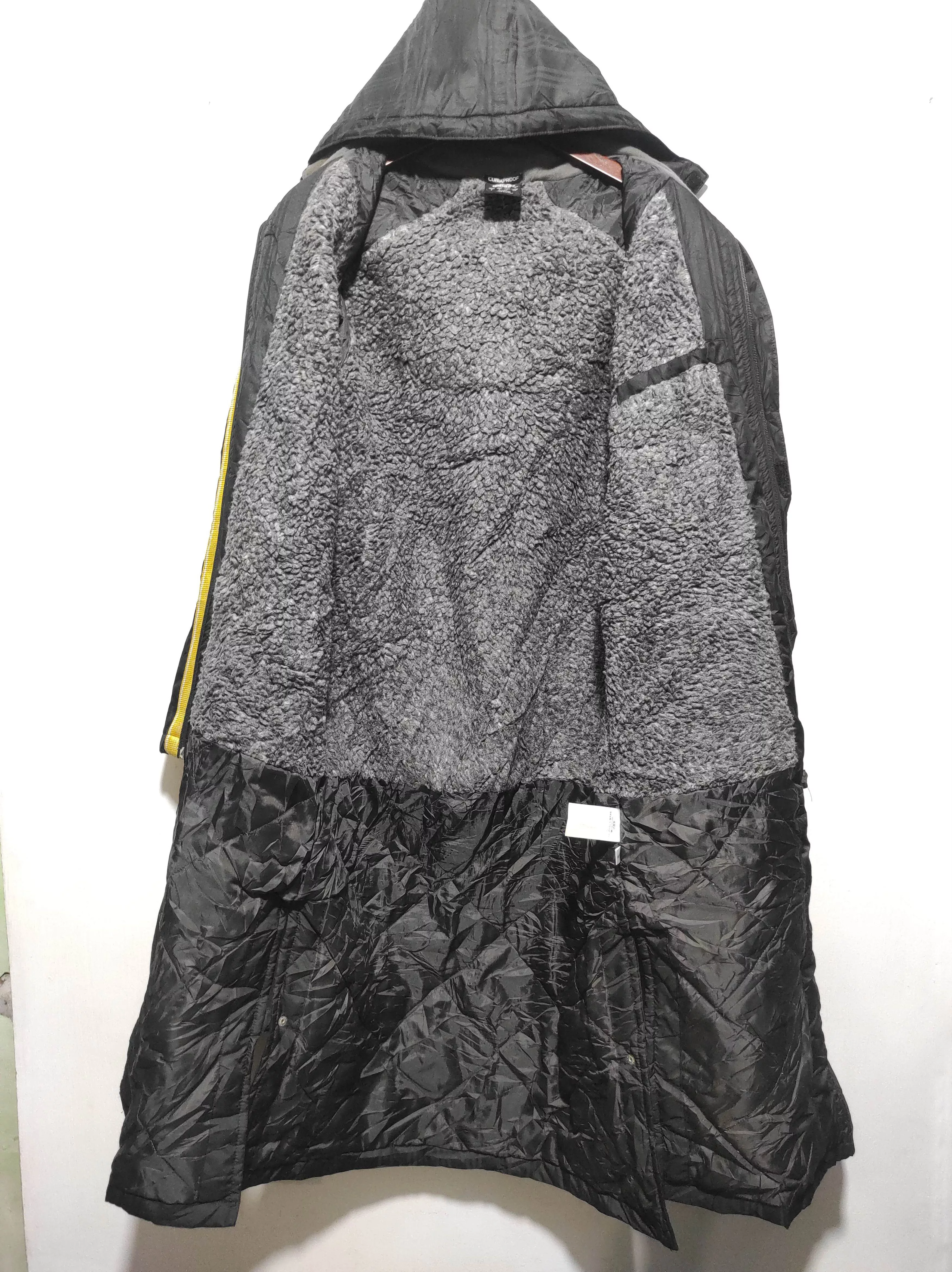 Adidas Heavy Coats Vintage Adidas Long Jacket Black