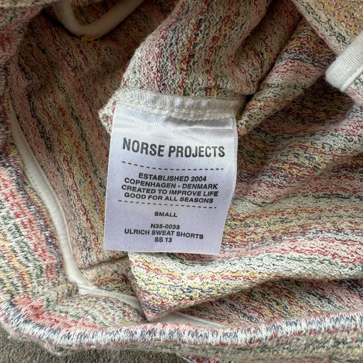 Designer Shorts Designer × Norse Projects Norse Project Ulrich Sweat Shorts Multi Streetwear