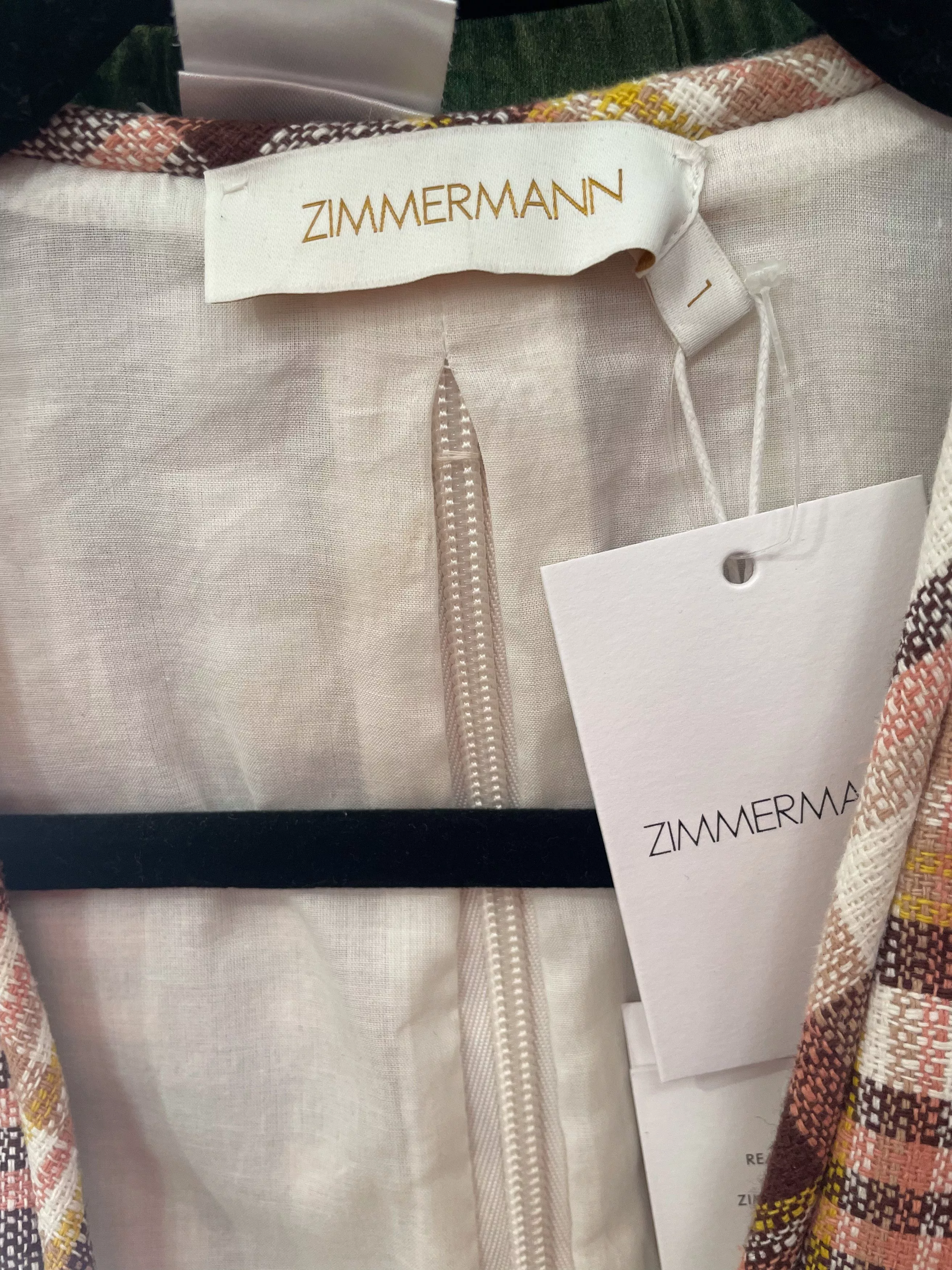 Zimmermann Bodysuits Zimmermann 2 Piece Matchmaker Check Bow Multi