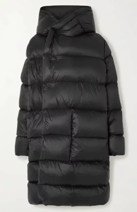 Rick Owens Heavy Coats Rick Owens Black LS Liner Down Coat / Puffer