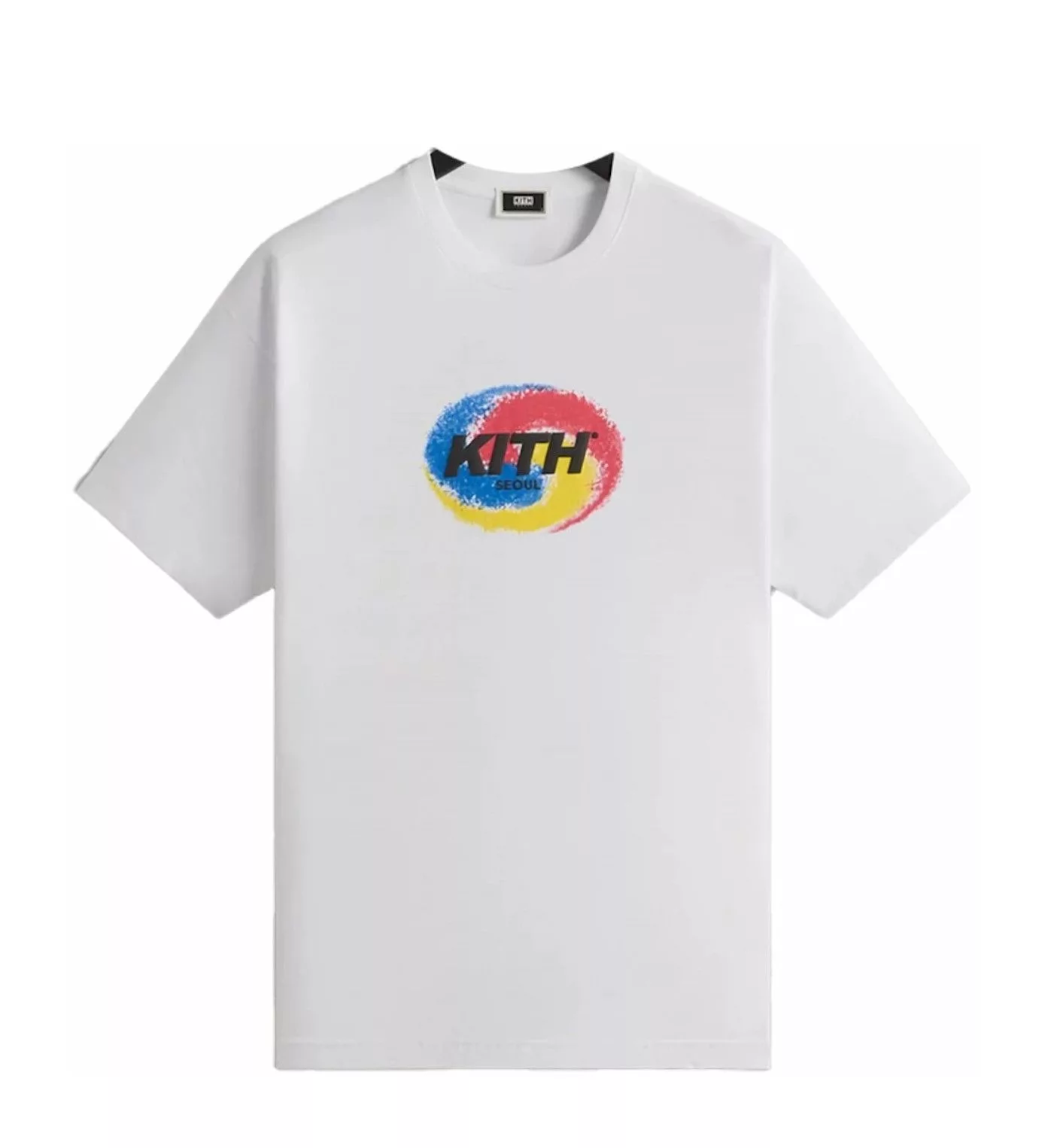 Kith Short Sleeve T Shirts Kith seoul spiral vintage tee White
