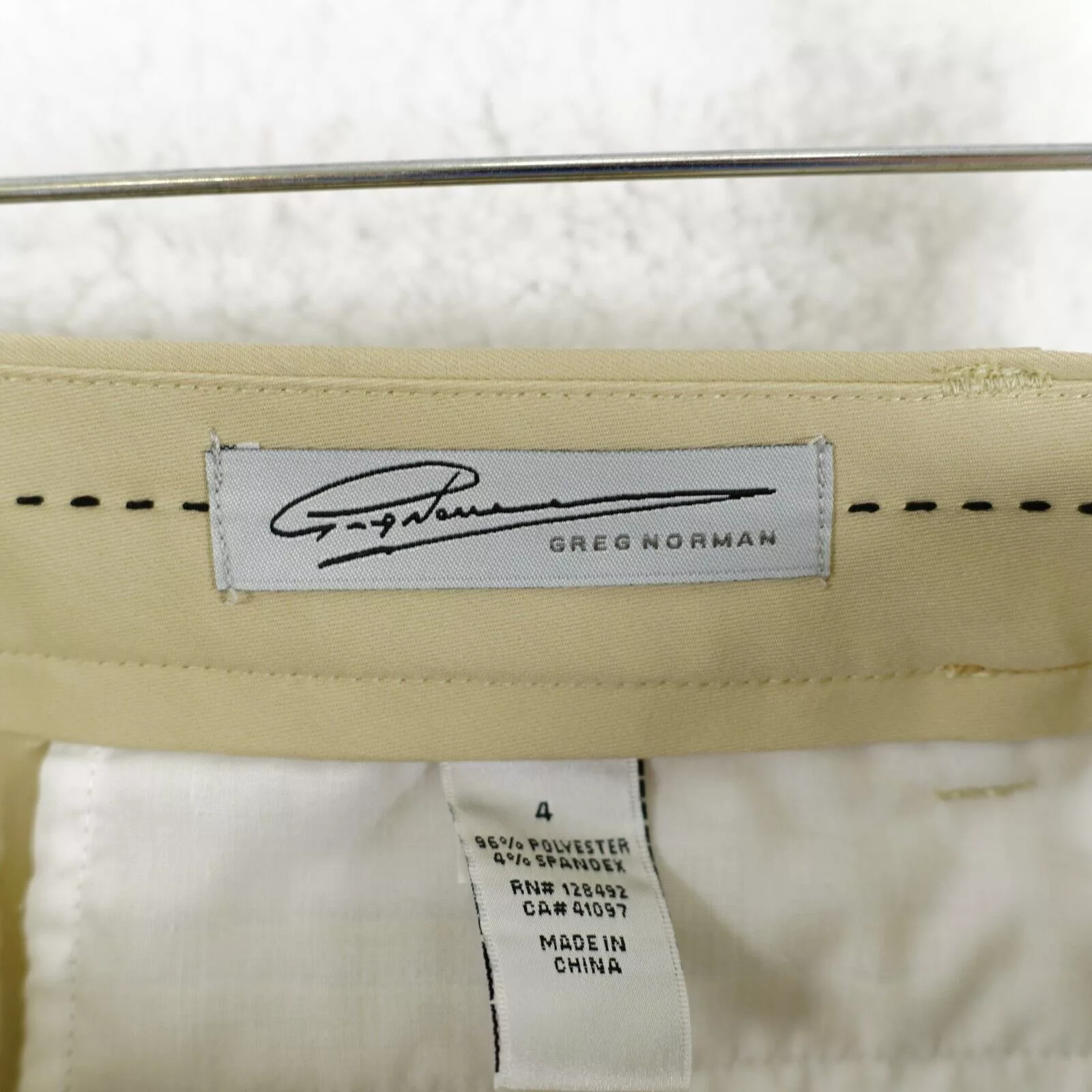 Greg Norman Shorts Greg Norman Size 4 Bermuda Shorts Tan Mid Rise 29/11 Polyest Brown