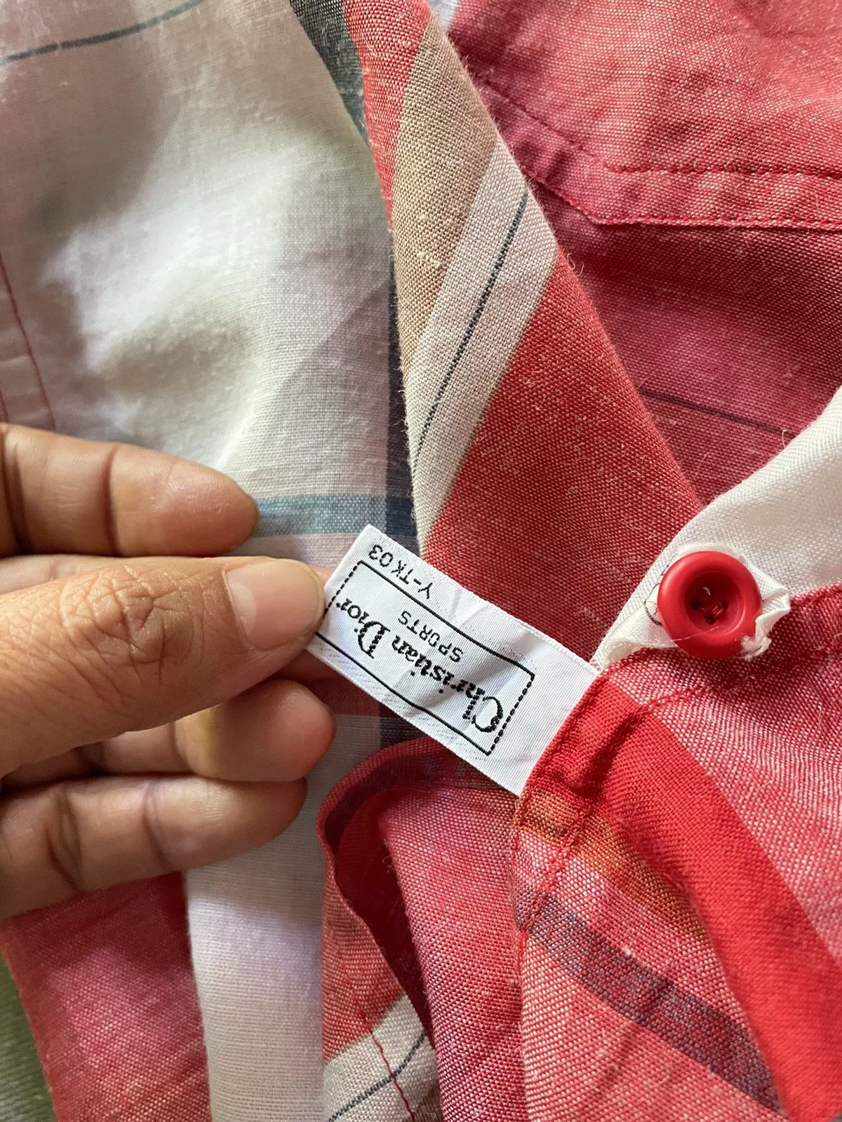 Dior Button Ups Christian Dior shirt Red