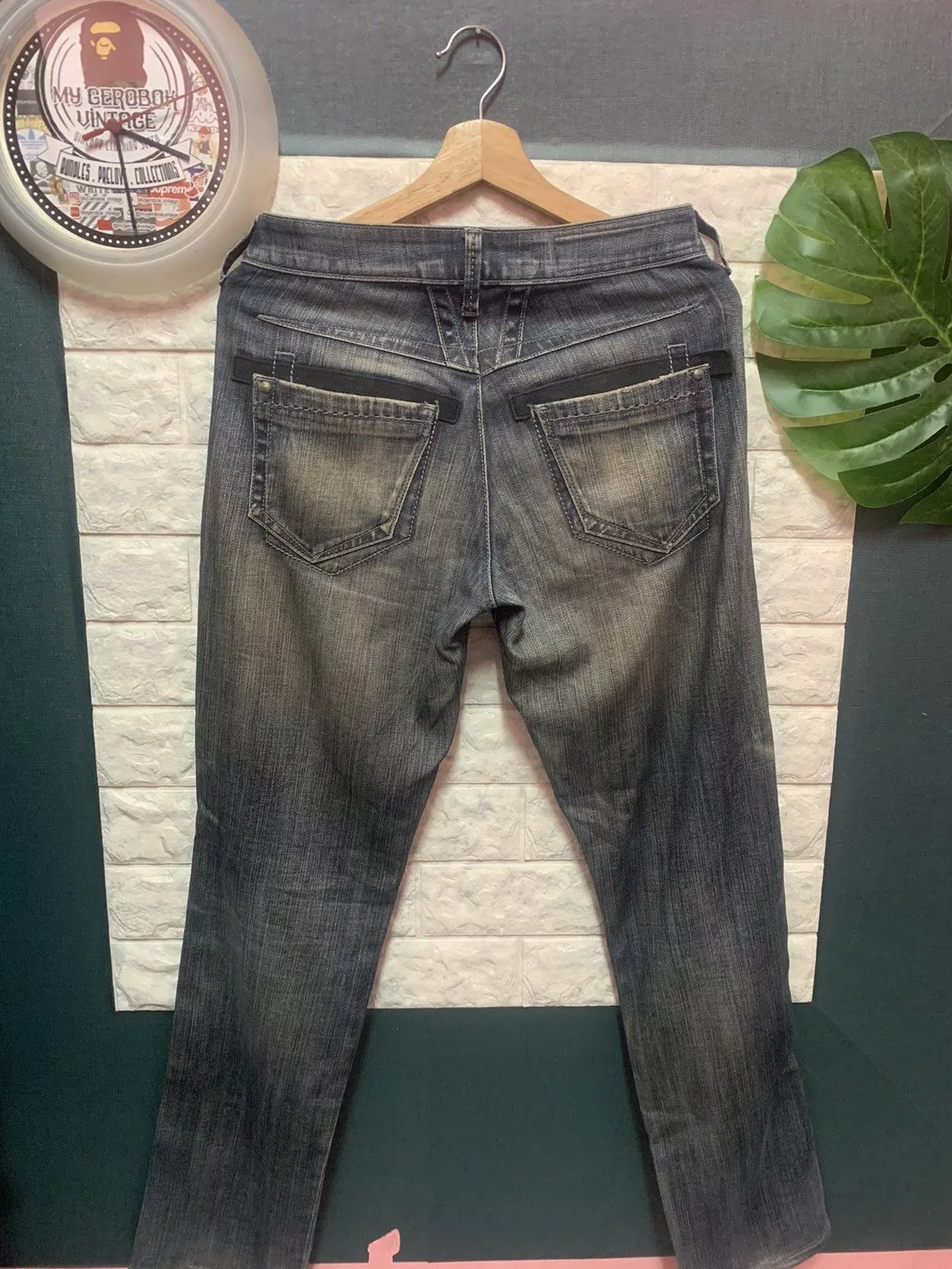 Designer Denim Designer × Marithe + Francois Girbaud RARE!! Denim Pants Marithe Francois Gitbaud Blue