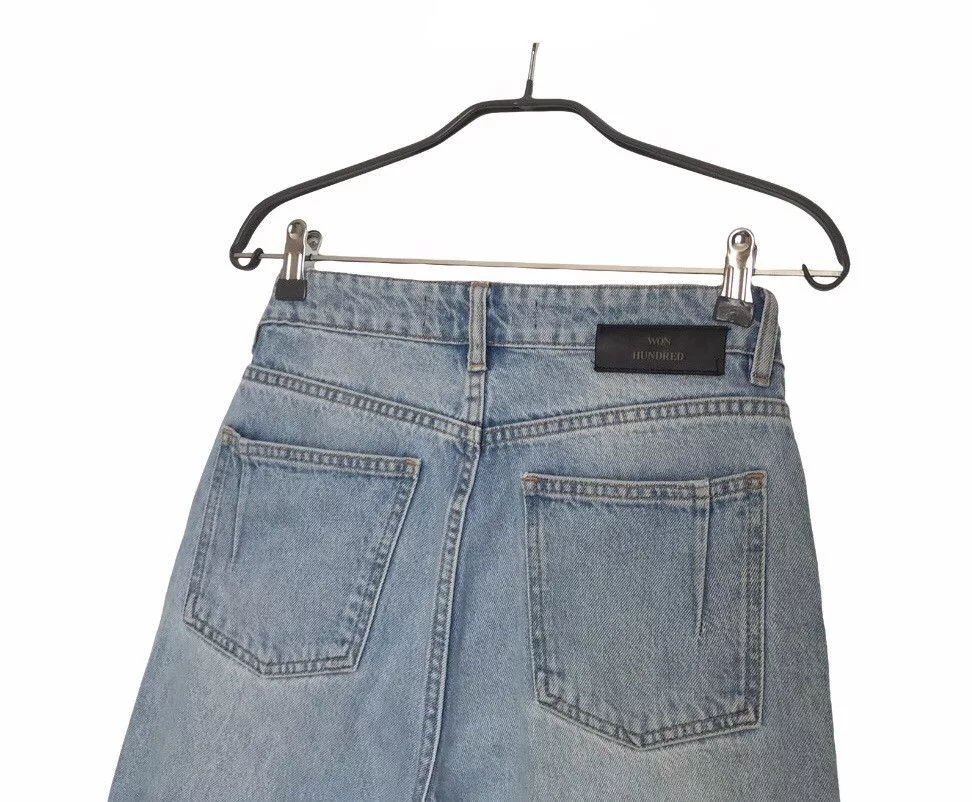 Won Hundred Pants Won Hundred Pearl Jeans Distressed Blue Streetwear