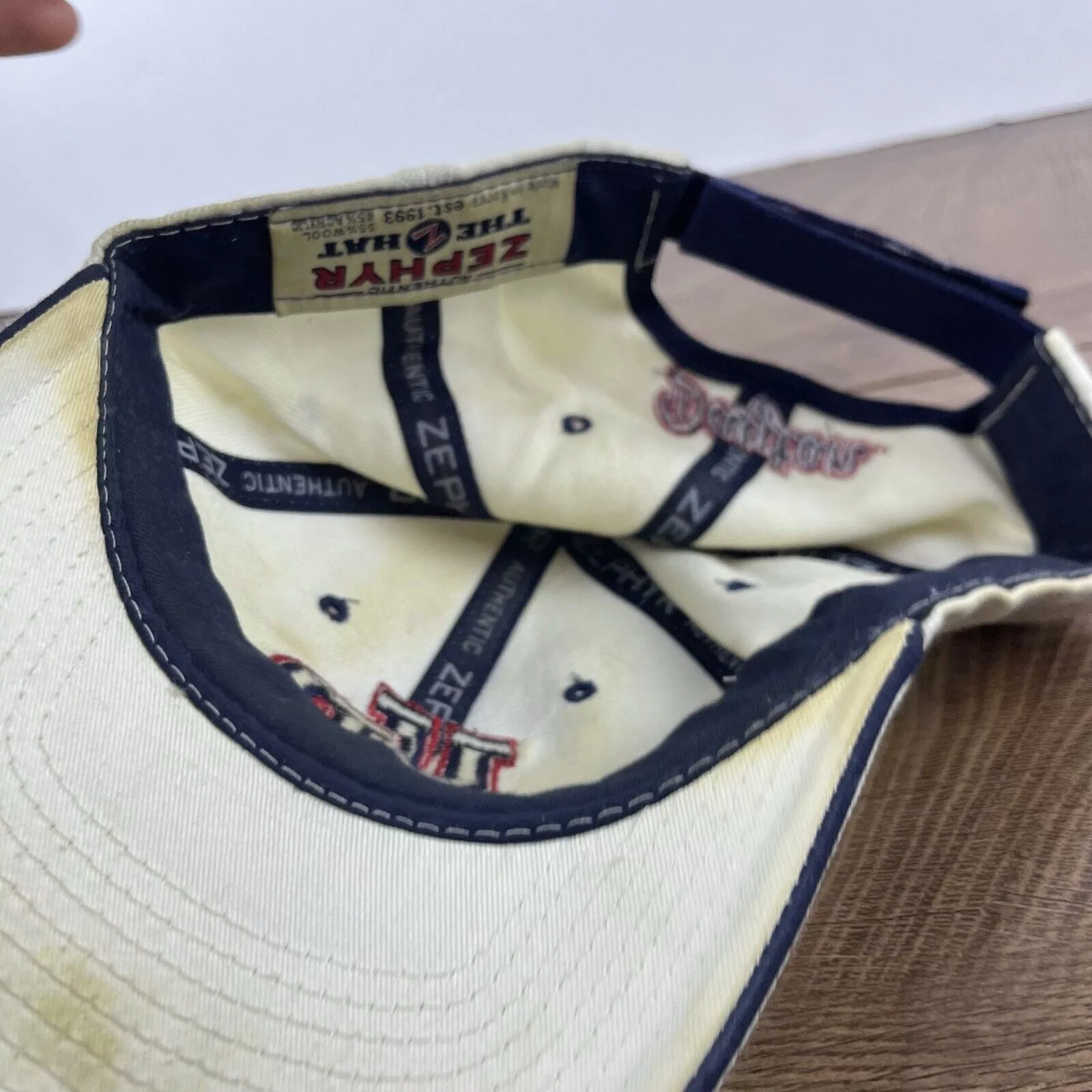 Other Hats Other Dayton Flyers Hat White Cap UD Flyers Hat Adjustable Hat Whi