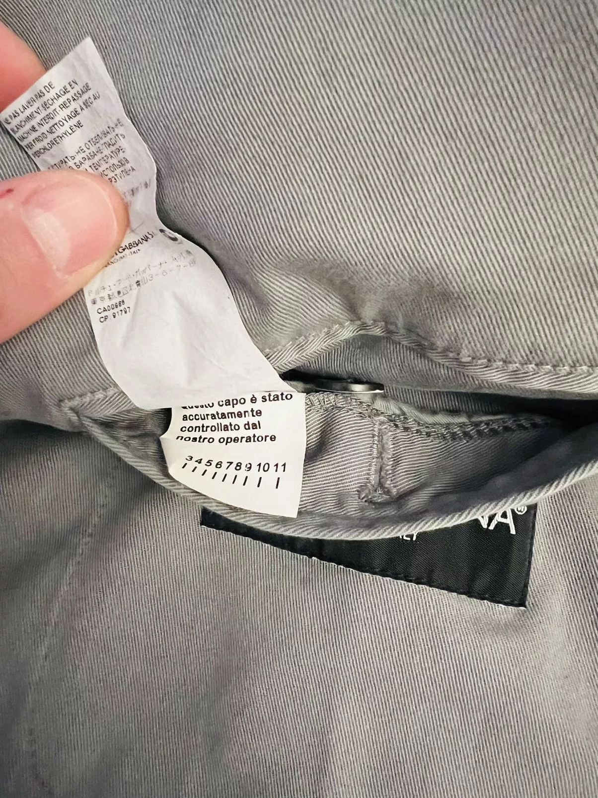 Dolce & Gabbana Light Jackets Dolce & Gabbana cotton gray jacket