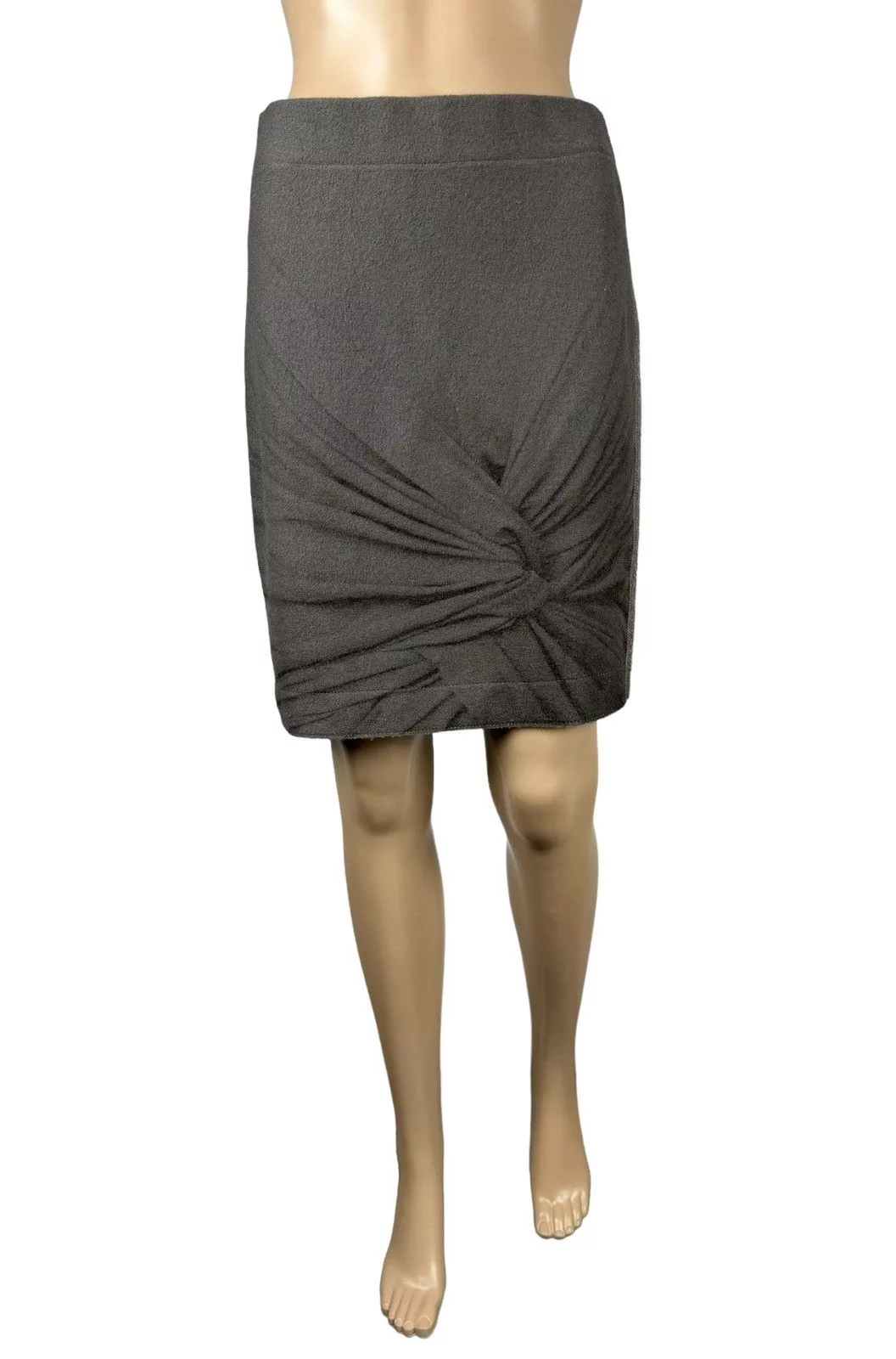 Other Mini Skirts Other Marc Cain Mini Skirt Wool-Cotton Knit Structured size 2 Brown