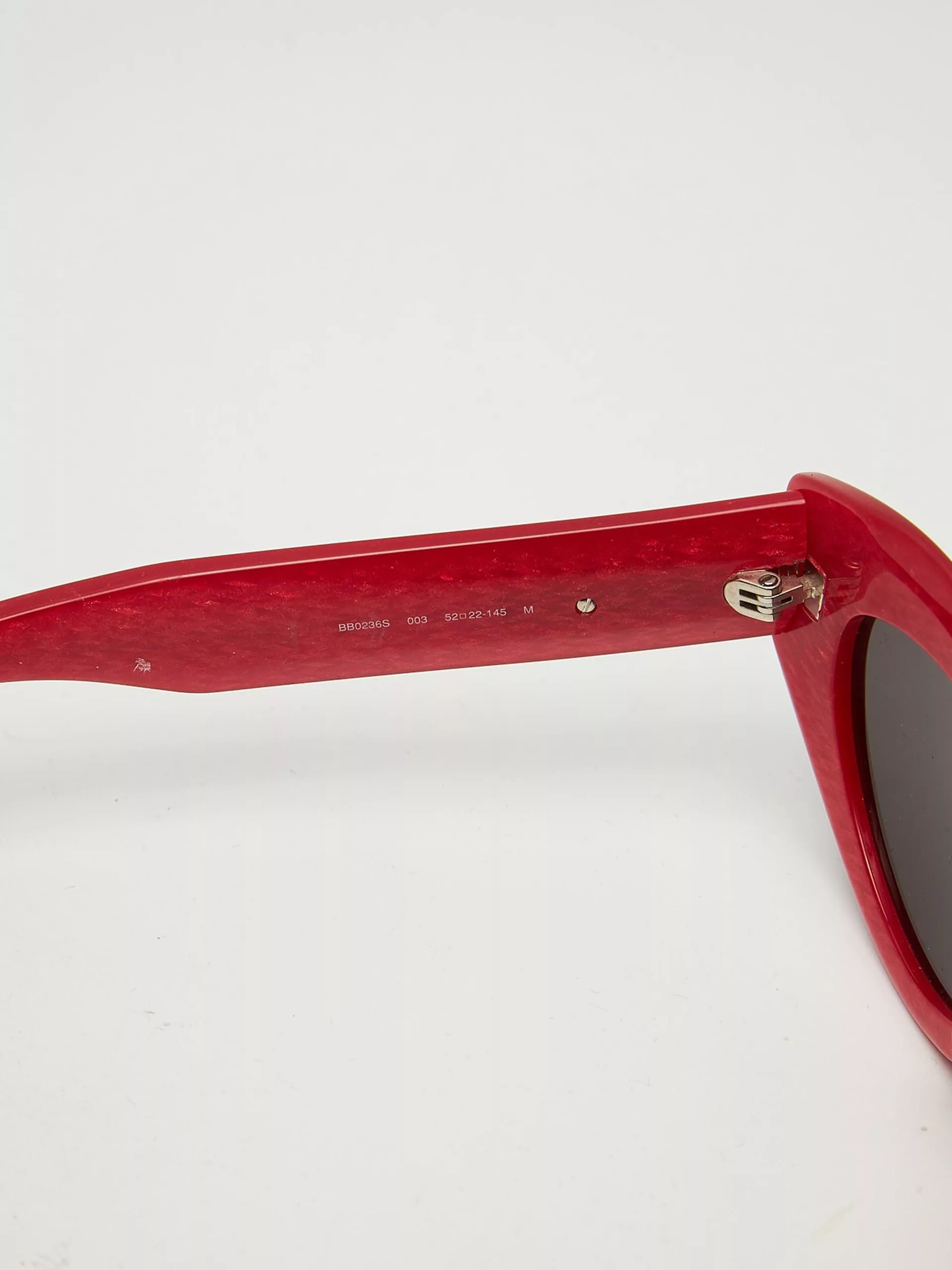 Balenciaga Glasses Balenciaga Red Shiny Sunglasses