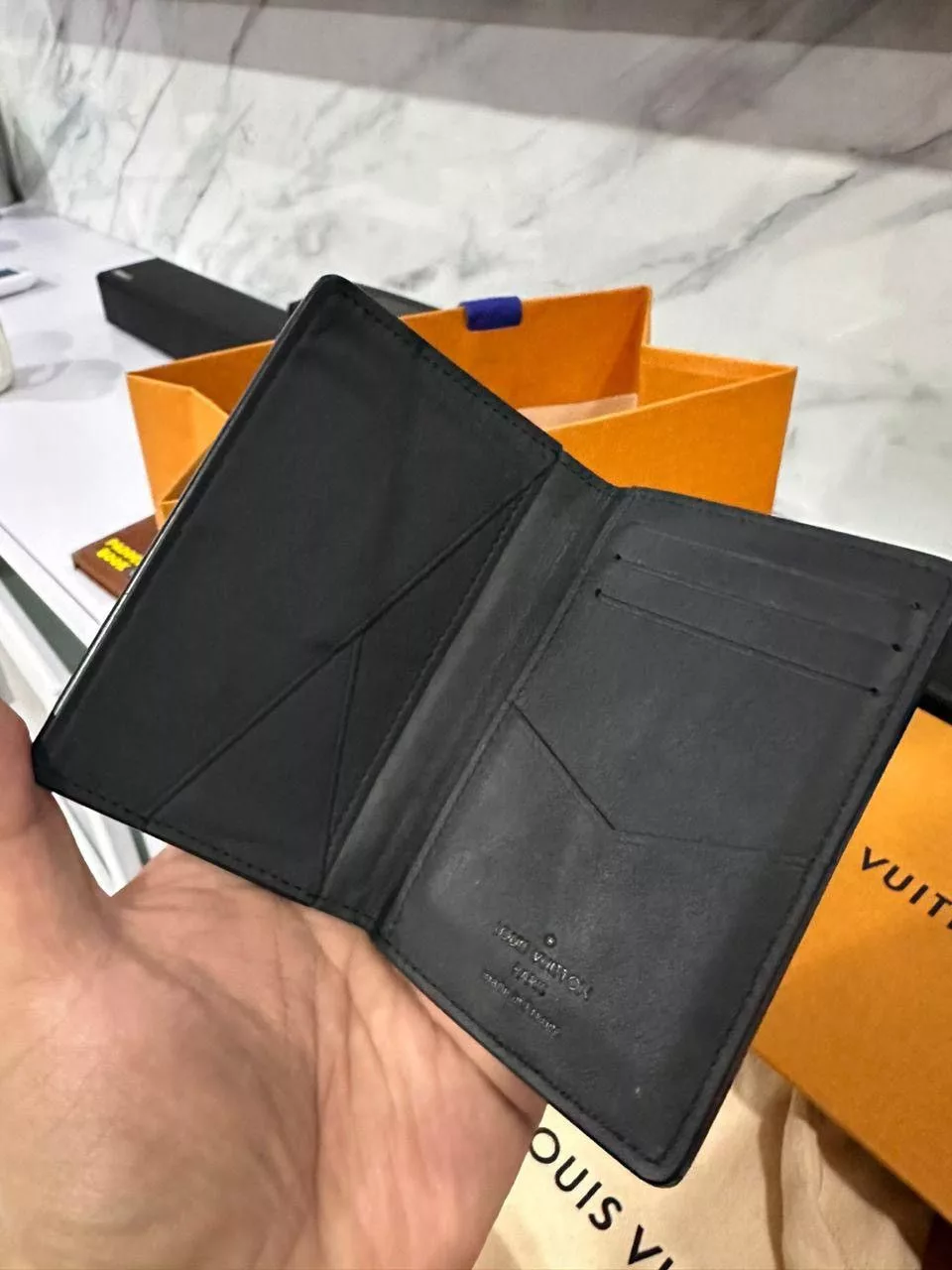 Louis Vuitton Wallets Authentic LOUIS VUITTON Organizer special edition Black