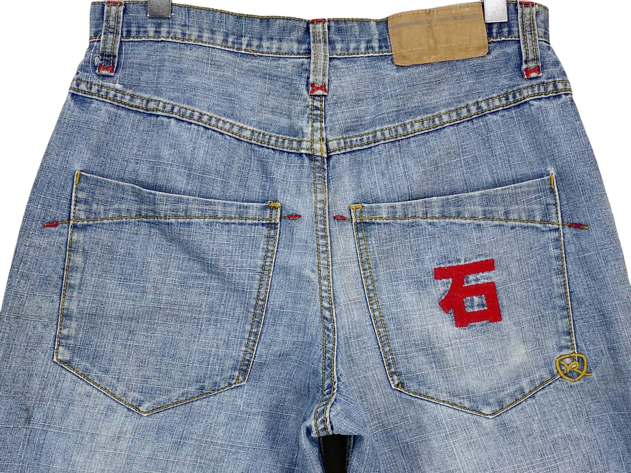 Rocawear Denim Rocawear Baggy Jeans Embroided Logo Hip Hop Jay-Z Jeans Blue