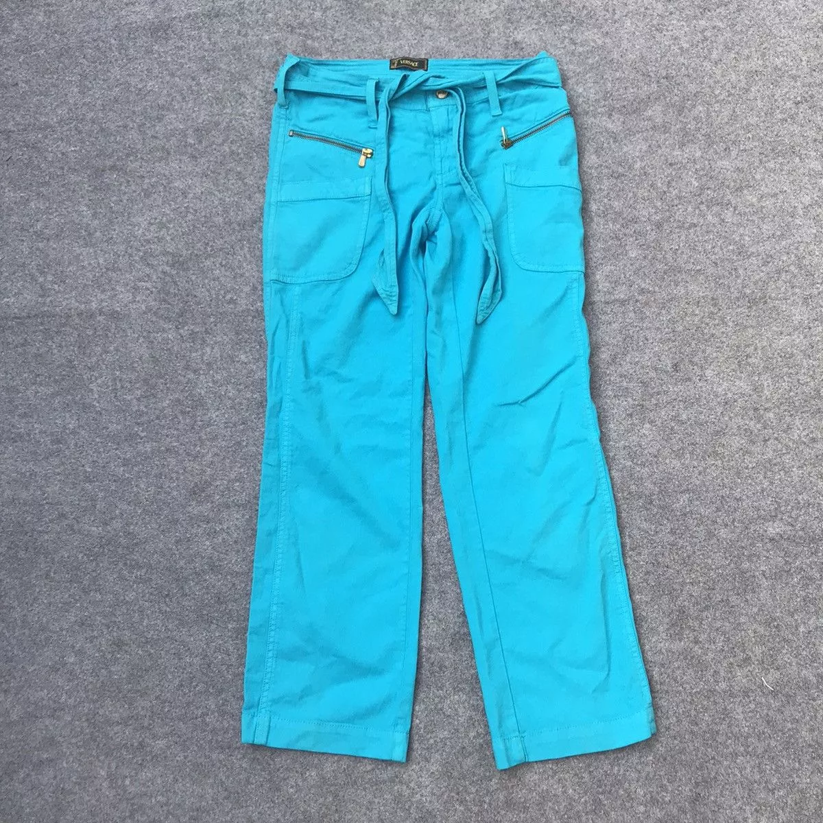 Versace Casual Pants Versace × Versace Jeans Couture Versace blue pants