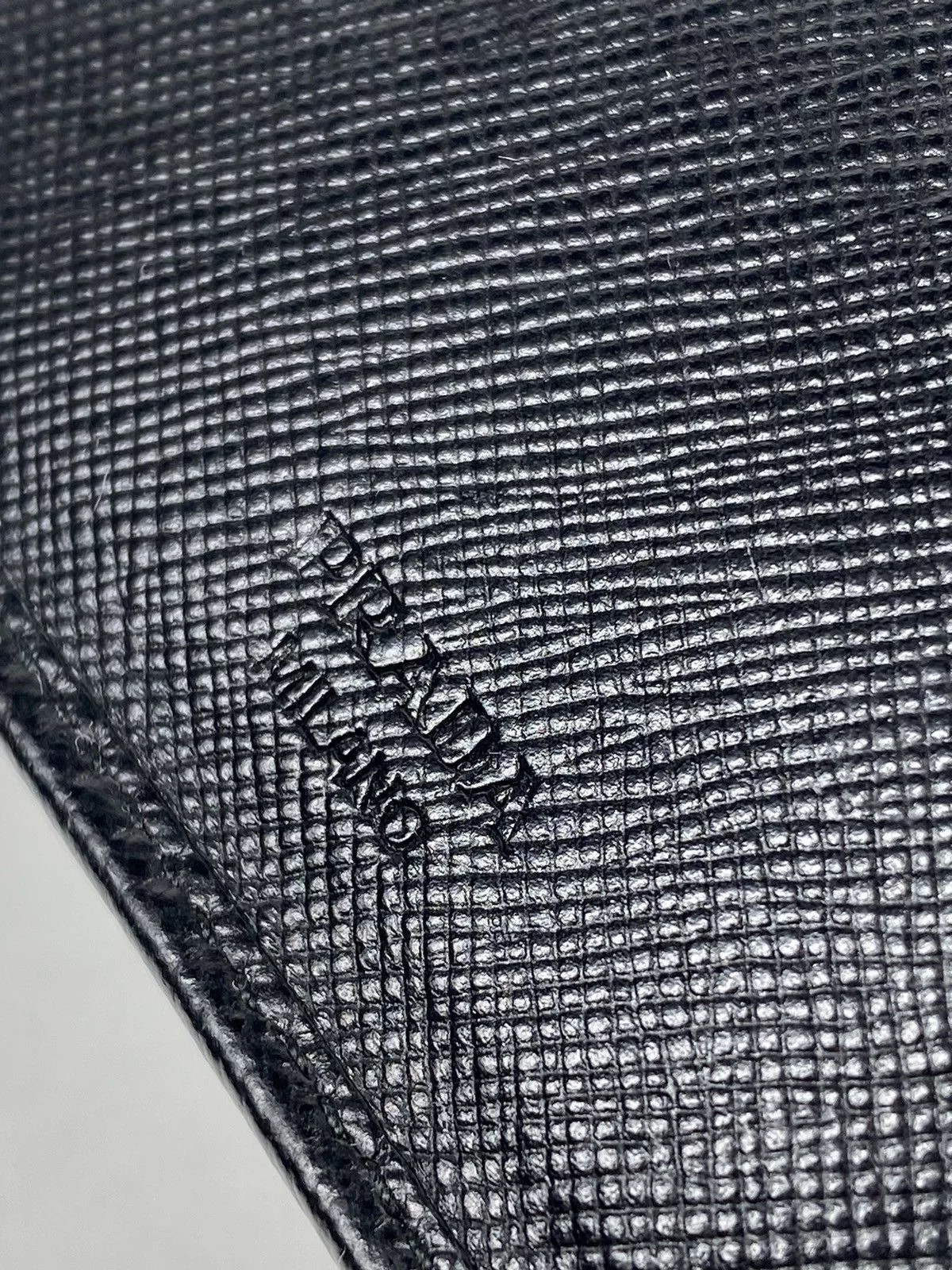 Prada Wallets Prada Saffiano Leather Bifold Wallet Black
