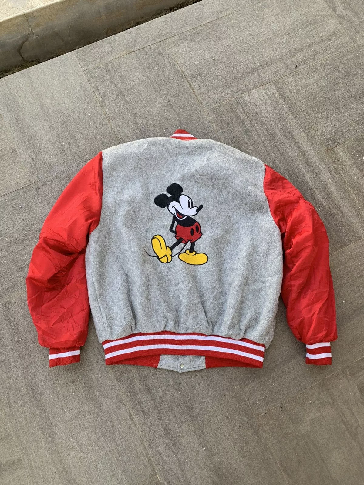 Mickey Mouse Bombers Mickey Mouse Varsity Jacket Made In Usa Multi Vintage
