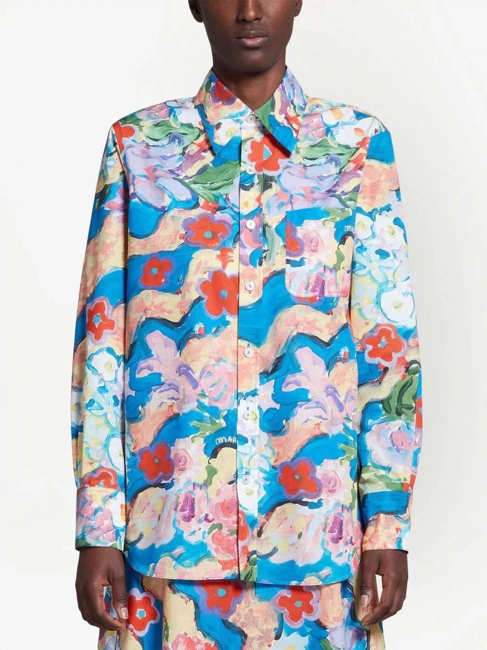 Marni Button Ups Marni o1srvl11e0624 Shirt in Multicolor