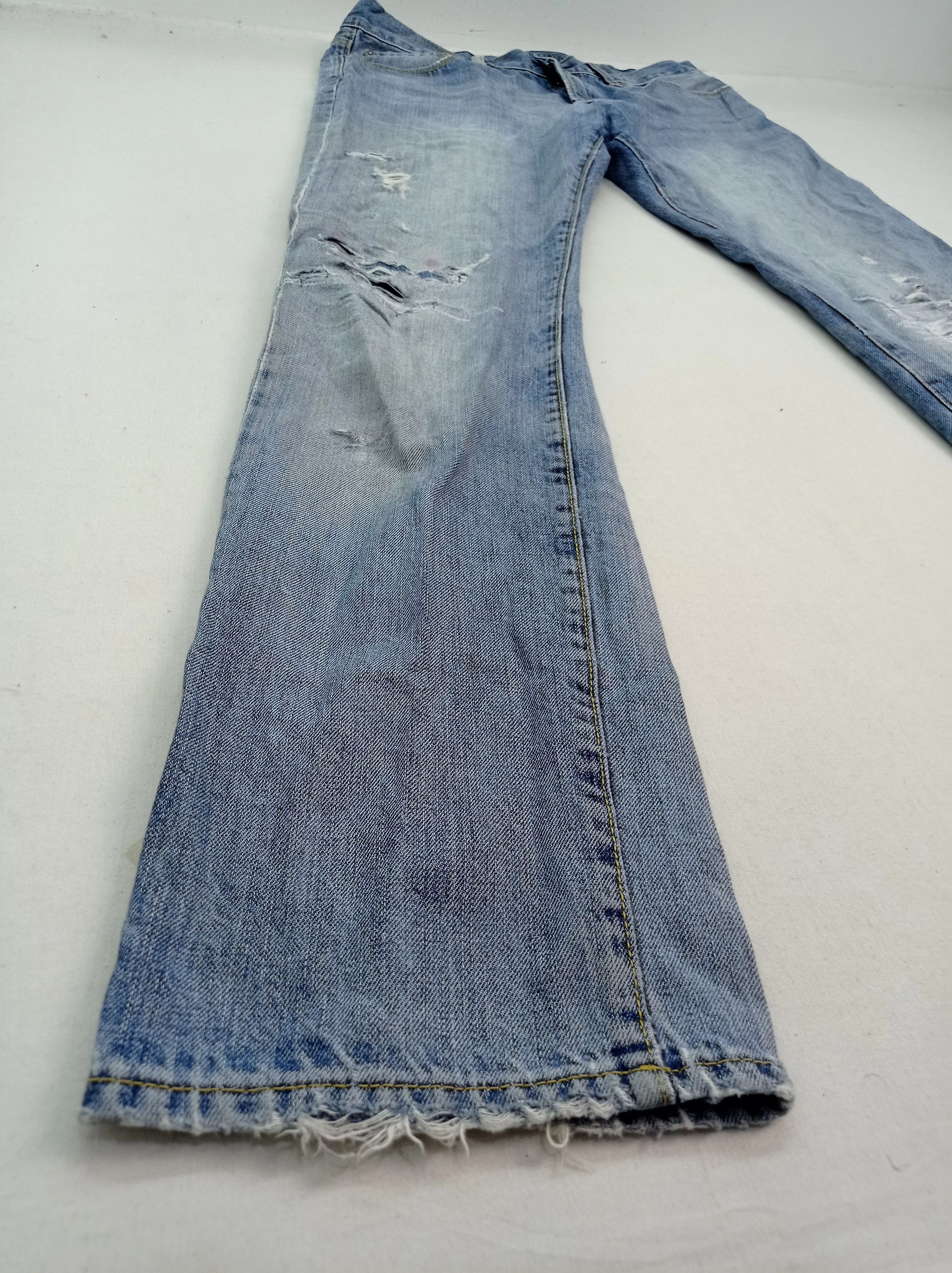 Gap Denim Gap Distressed Denim Pants Blue