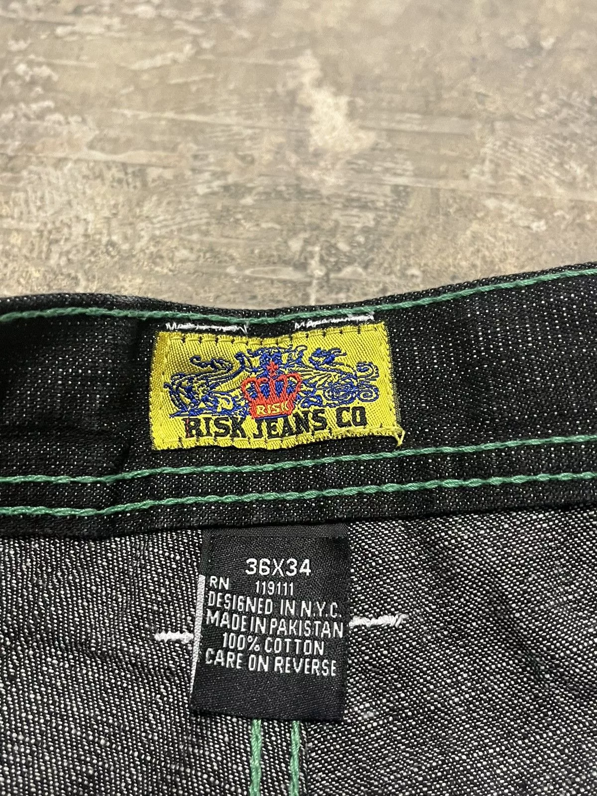 Southpole Denim Southpole × Vintage Y2k baggy fit embroidery jnco style jeans hype opium Black Streetwear