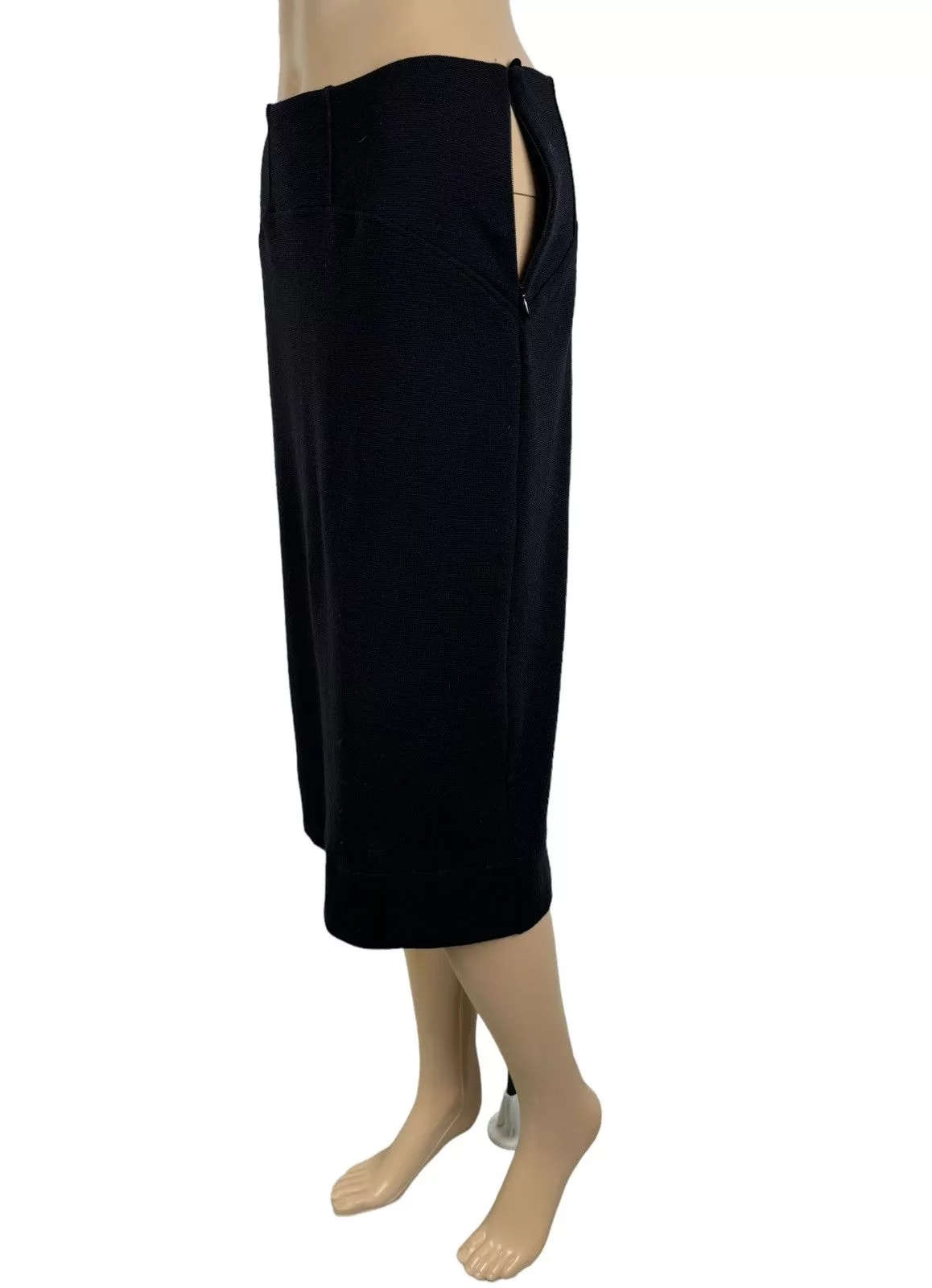 Givenchy Midi Skirts Givenchy Paris Wool Midi Pencil Skirt size M Black