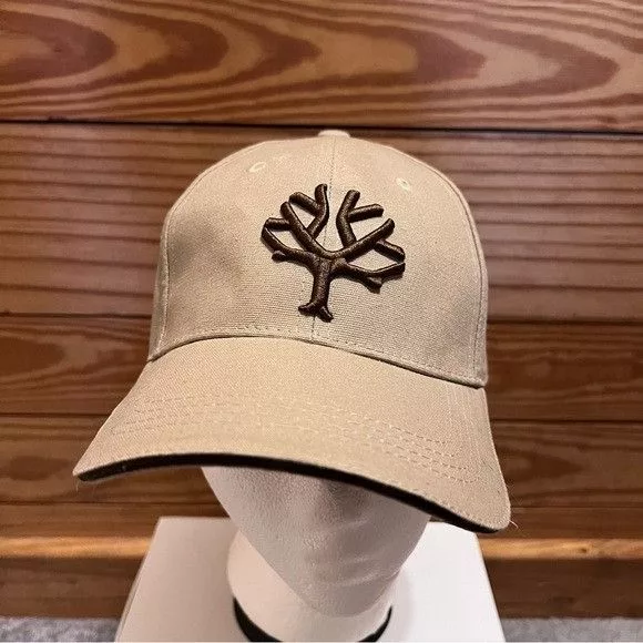 Other Hats Other Boker Six Panel Cap With Embroidered Tree Logo Back Adjustme Brown Streetwear