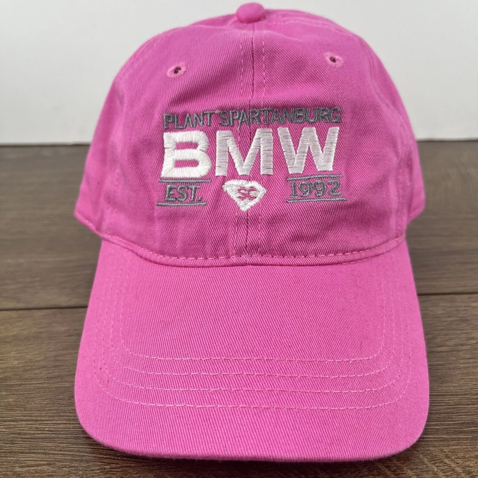 BMW Hats BMW Spartanburg Pink Hat South Carolina Hat Adjustable Adult