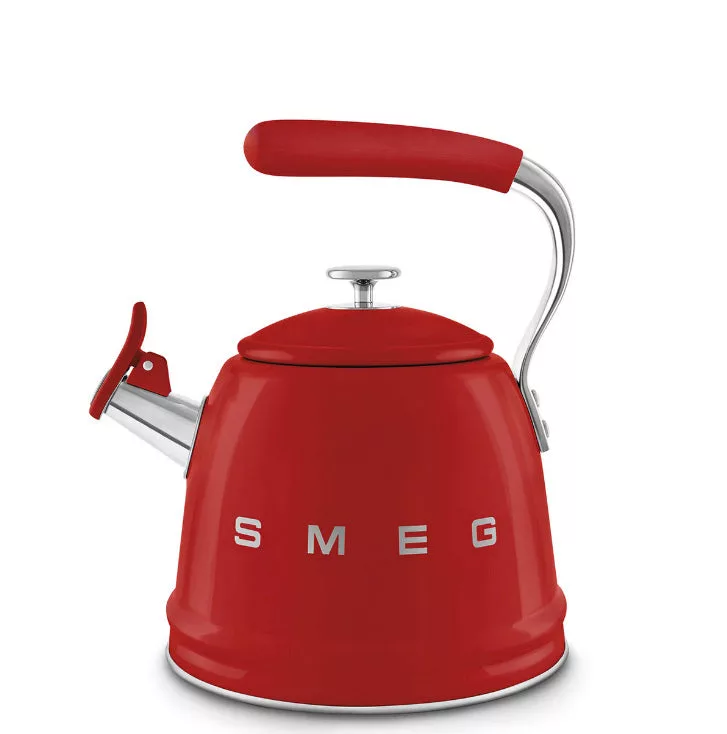 SMEG Whistling Kettle Red
