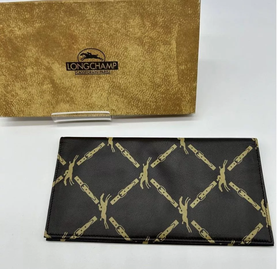 Longchamp Wallets 💯 AUTHENTIC LONGCHAMP PARIS MENS LEATHER LONG WALLET Brown Basics