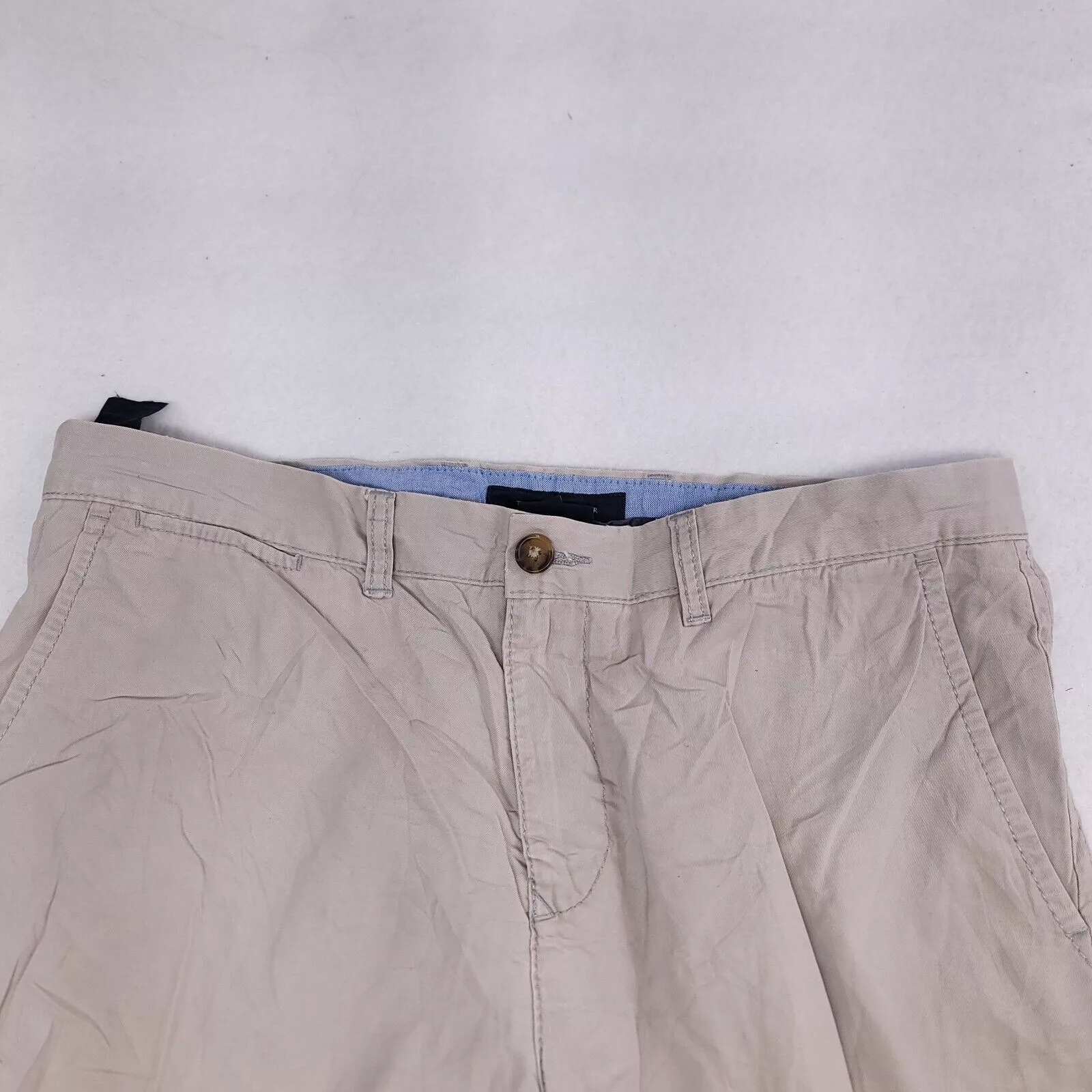 Tommy Hilfiger Casual Pants Tommy Hilfiger Button Chino Pants Mens Size 36/32 Beige Brown