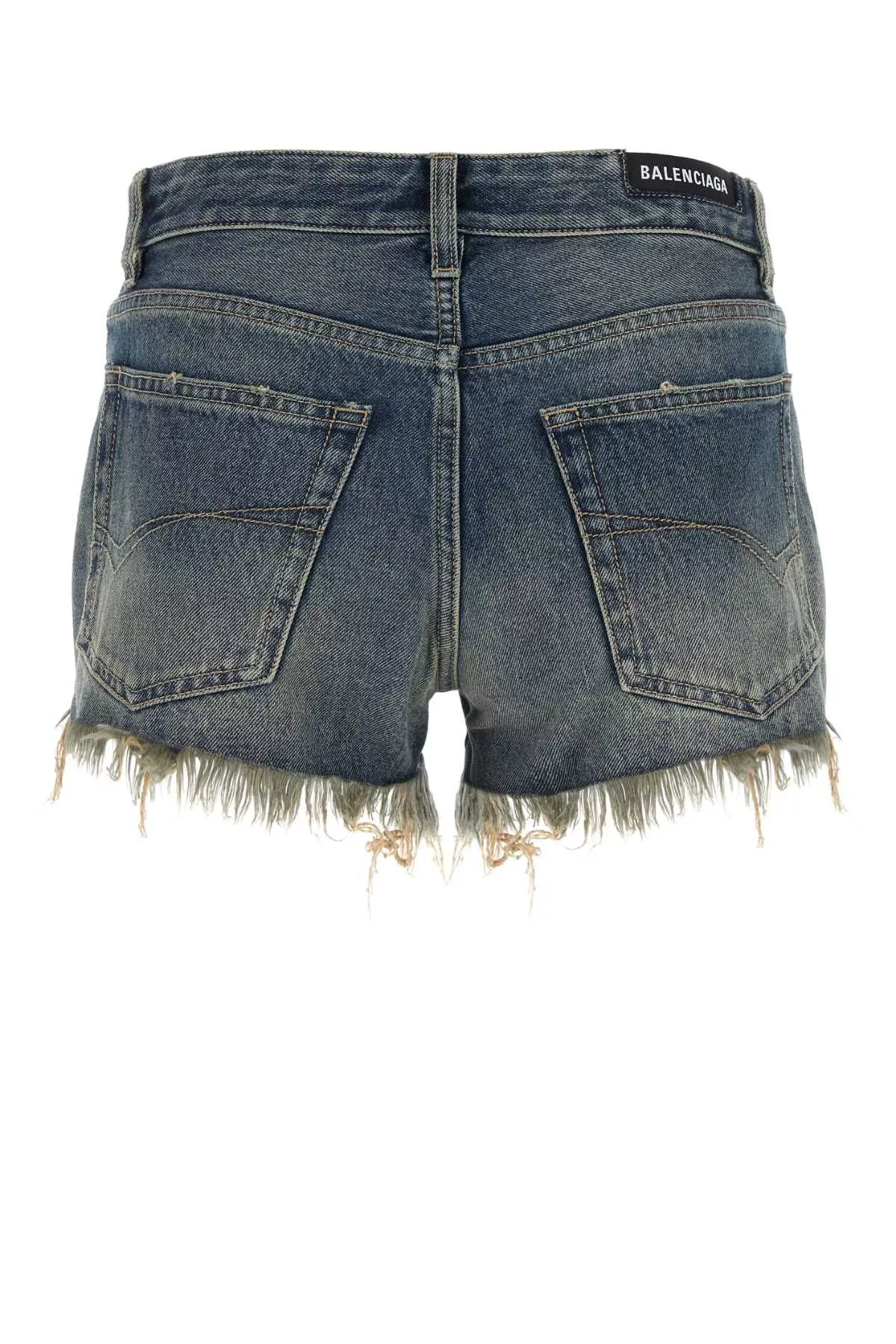 Balenciaga Shorts Balenciaga Denim Shorts Multi