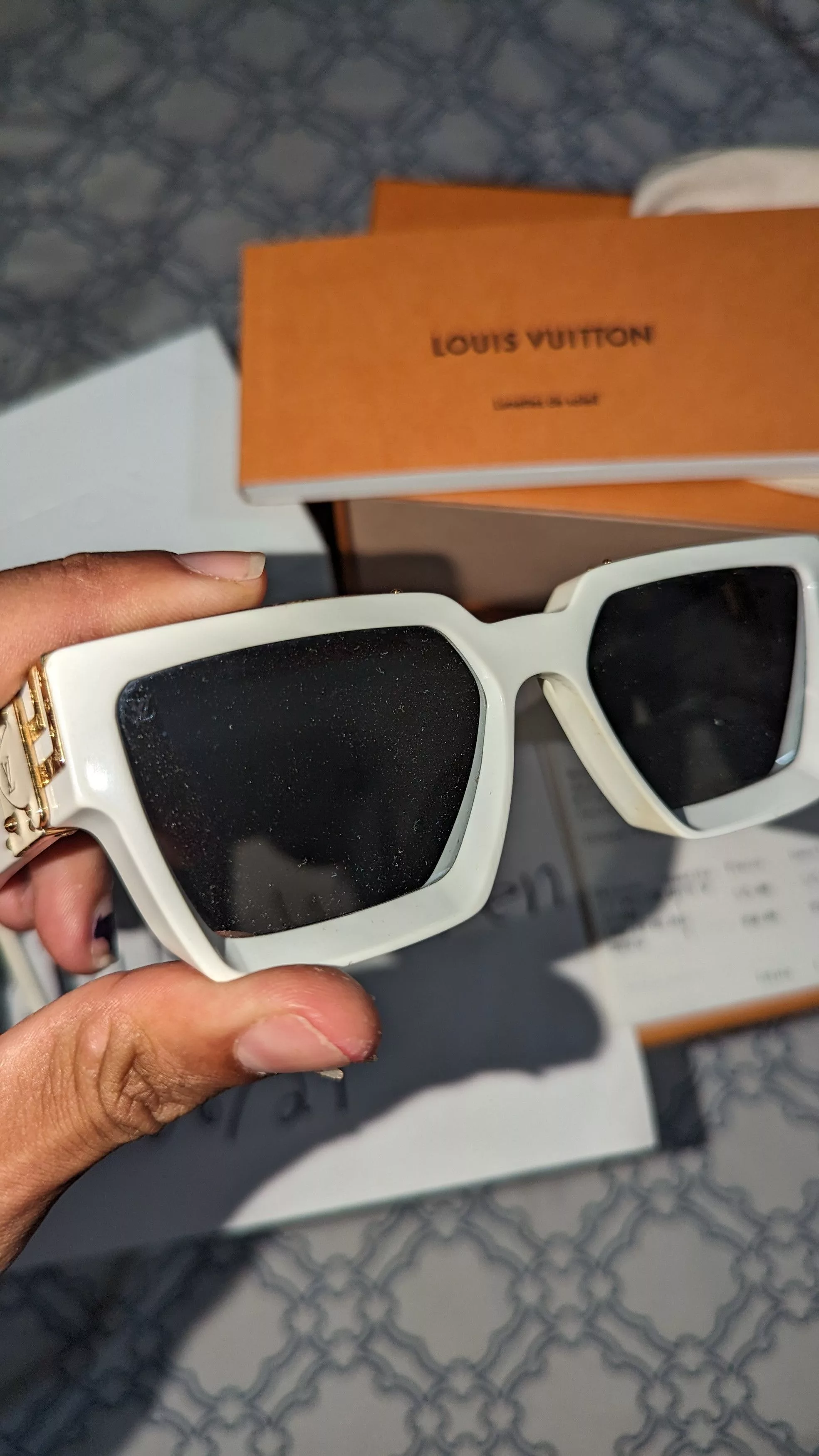 Louis Vuitton Sunglasses Louis Vuitton Virgil Abloh Millionaire Sunglasses White