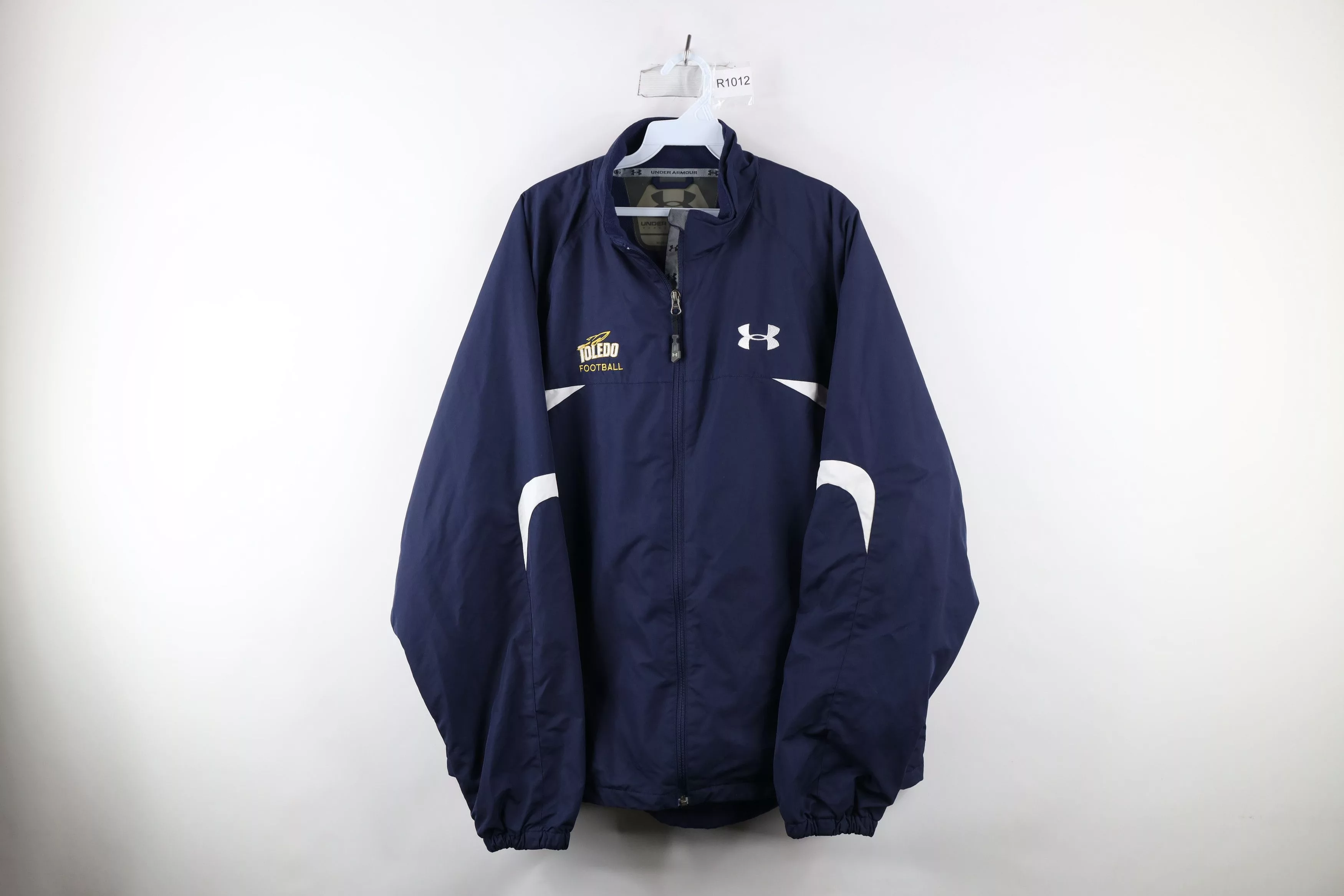 Under Armour Light Jackets Under Armour × Vintage Under Armour University of Toledo Football Full Zip Jacket Blue