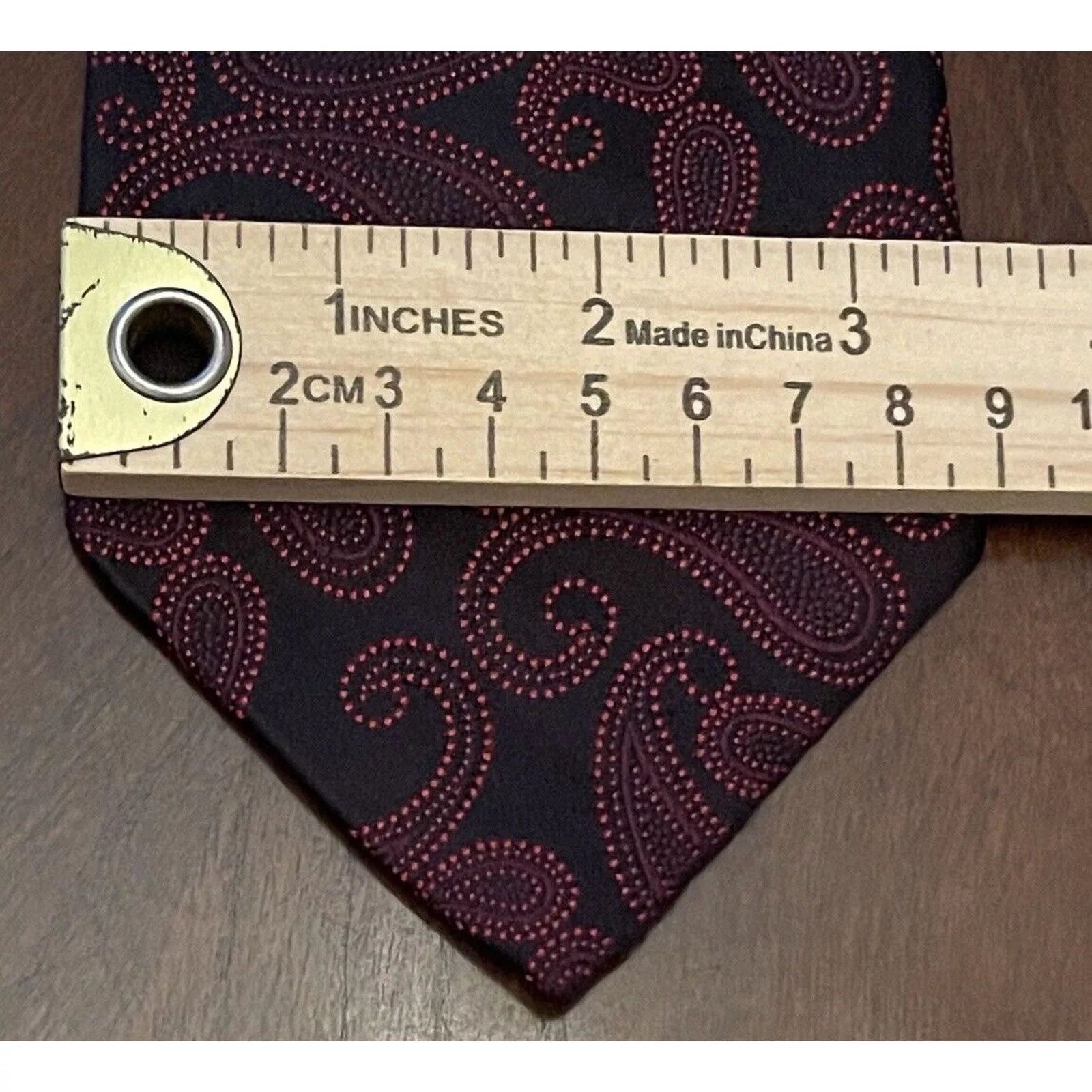 Other Ties Pocketsquares Other Express Design Studio Black Red Men’s Neck Tie Made In USA Multi