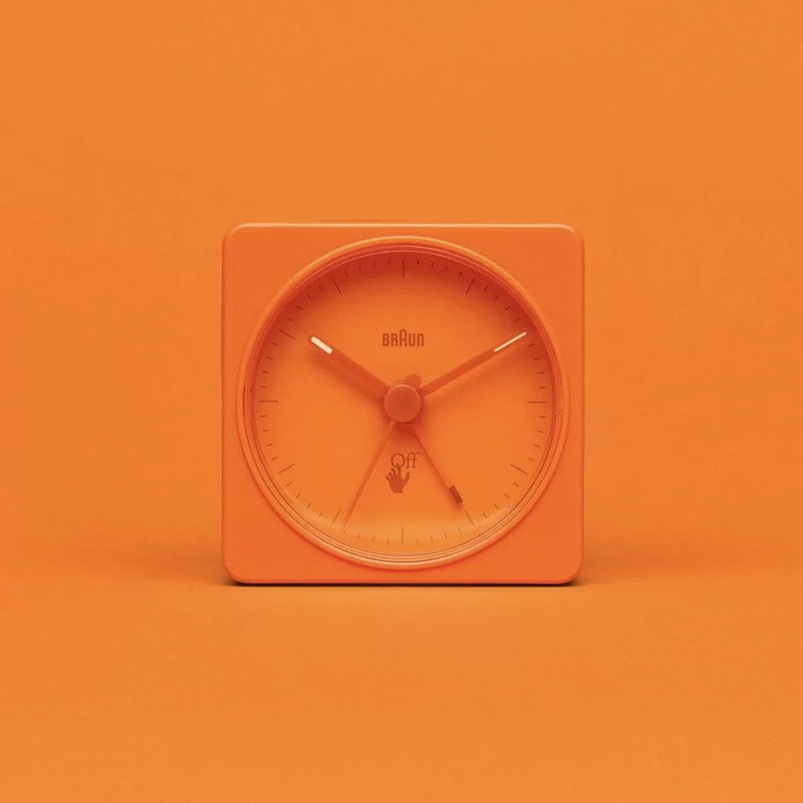 Off-White Miscellaneous Off-White x Braun Limited Edition Analogue Alarm Clock Orange
