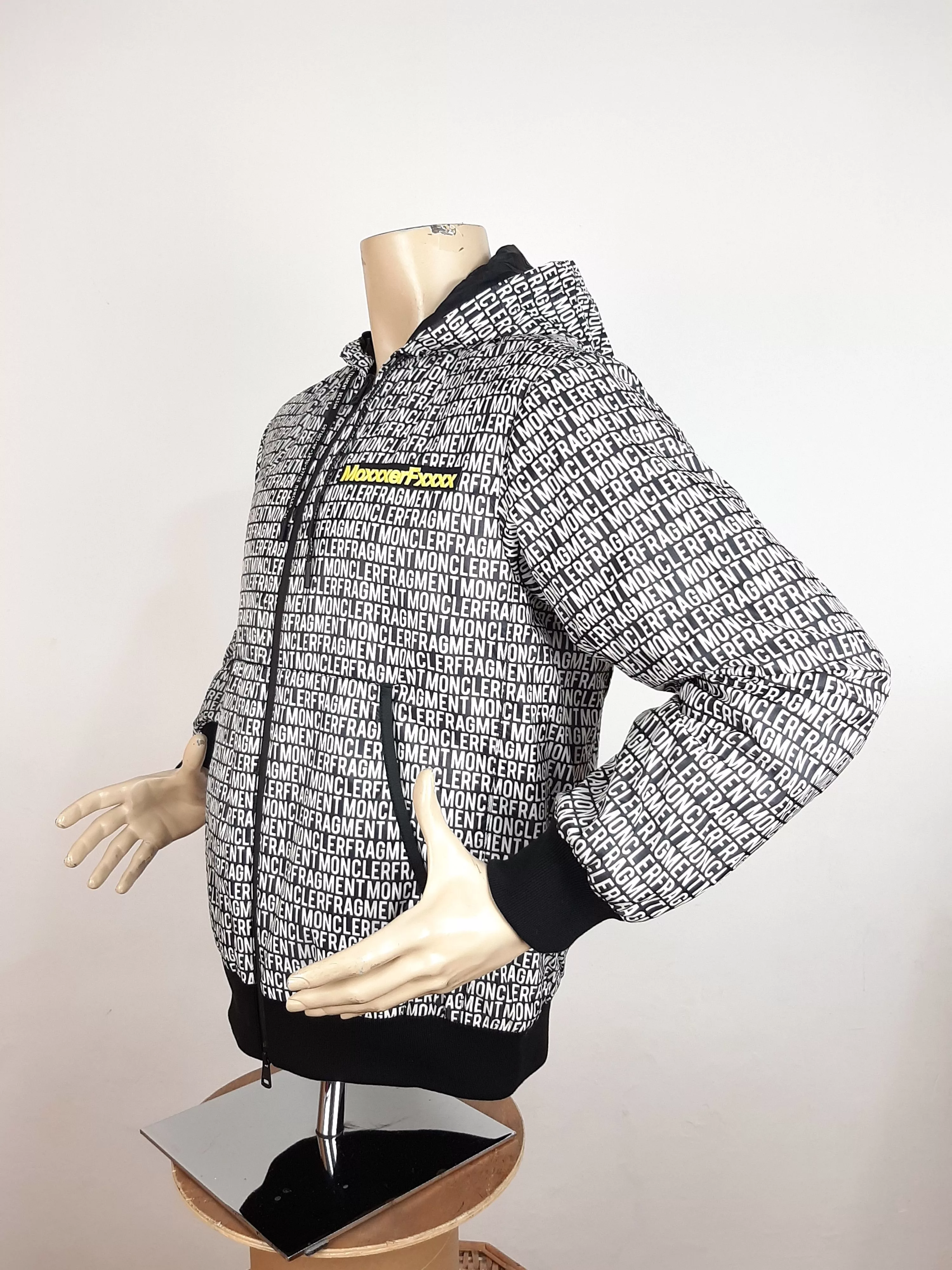 Fragment Design Light Jackets Fragment Design × Moncler Moncler x Fragment Rap Jacket Multicolor Men's Size 2