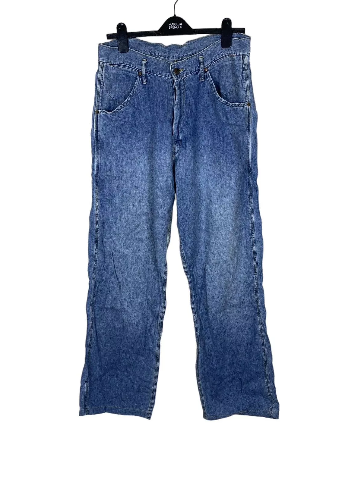 Replay Denim Vintage Denim Replay Patches Logo Blue